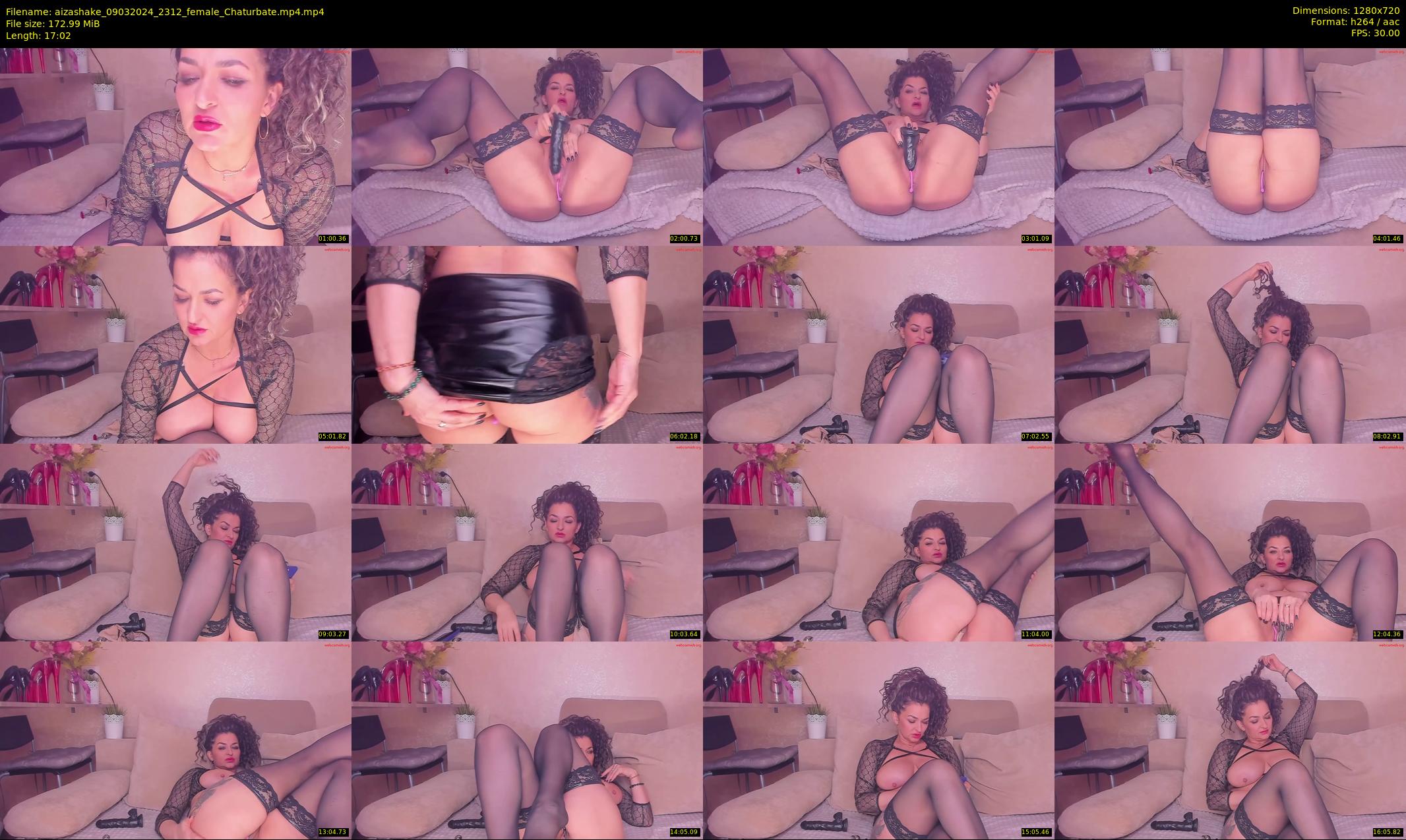 aizashake — 18 minute Chaturbate female cam show recording, 720p, Mar 9, 2024