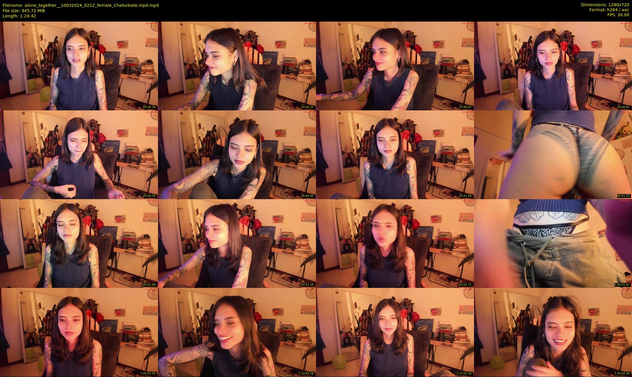 alone_together_ — 85 minute Chaturbate female cam show recording, 720p, Mar 10, 2024