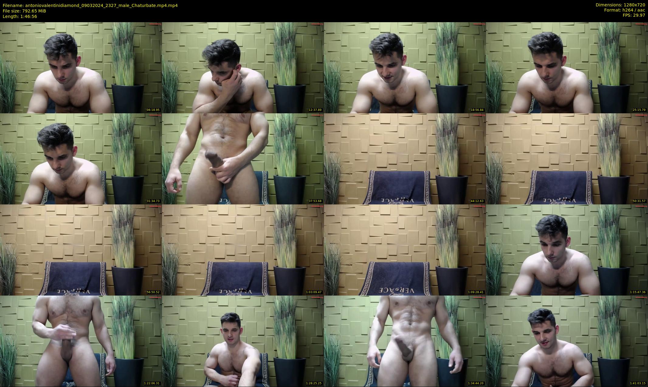 antoniovalentinidiamond — 107 minute Chaturbate male cam show recording, 720p, Mar 9, 2024