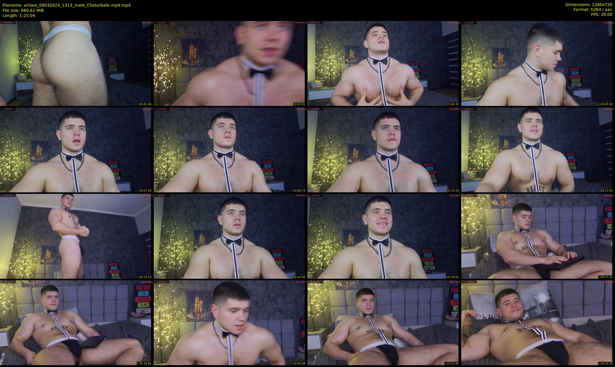 arilass — 86 minute Chaturbate male cam show recording, 720p, Mar 9, 2024