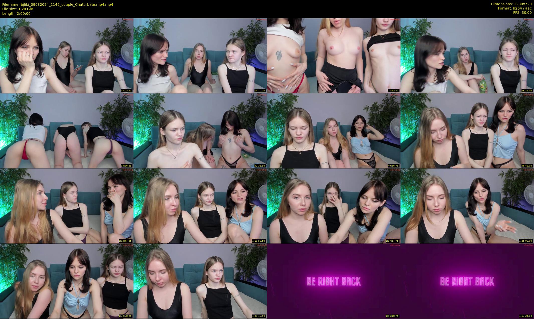 bjliki — 120 minute Chaturbate couple cam show recording, 720p, Mar 9, 2024