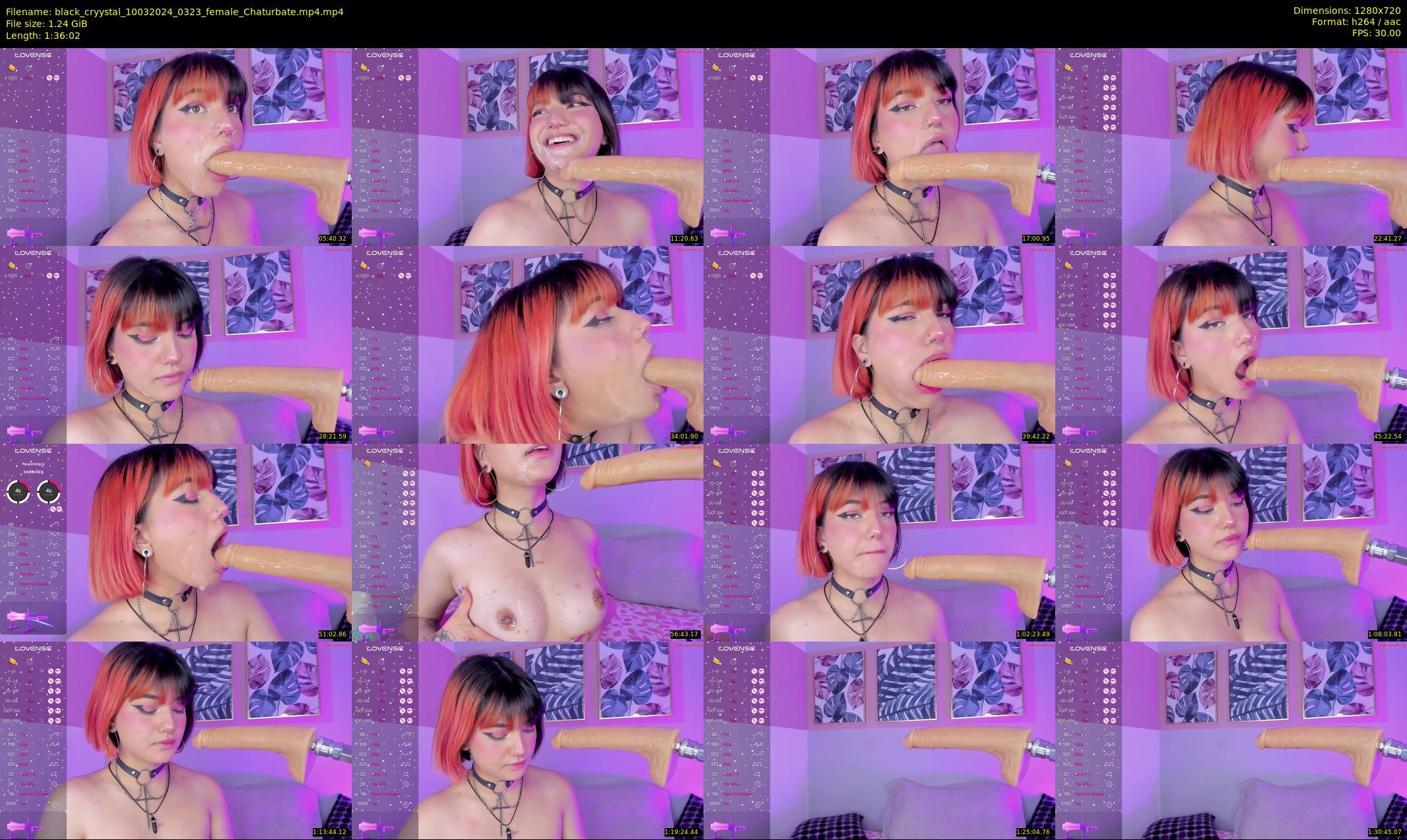 black_cryystal — 97 minute Chaturbate female cam show recording, 720p, Mar 10, 2024