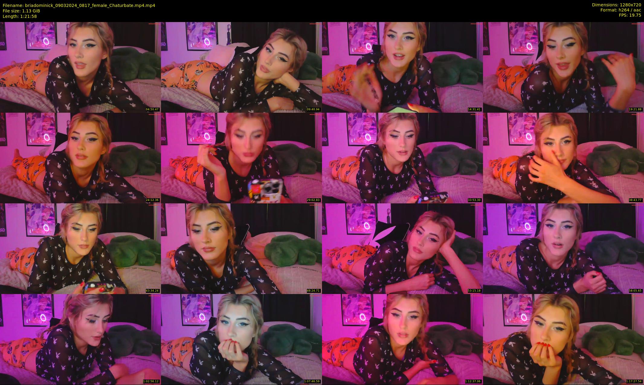 briadominick — 82 minute Chaturbate couple cam show recording, 720p, Mar 9, 2024