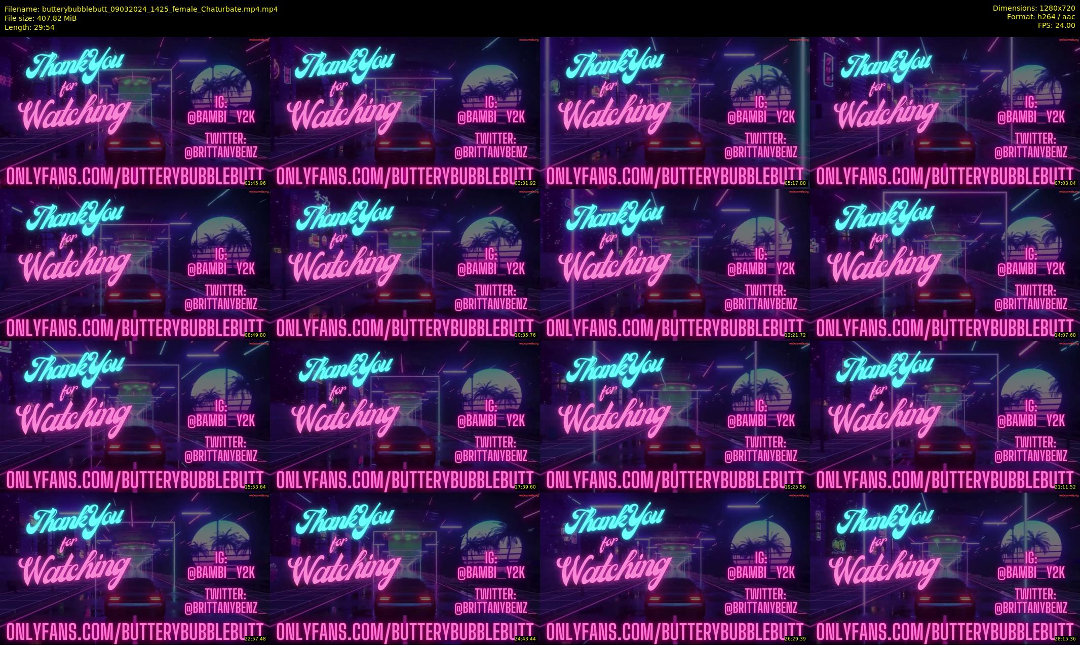 butterybubblebutt — 30 minute Chaturbate couple cam show recording, 720p, Mar 9, 2024