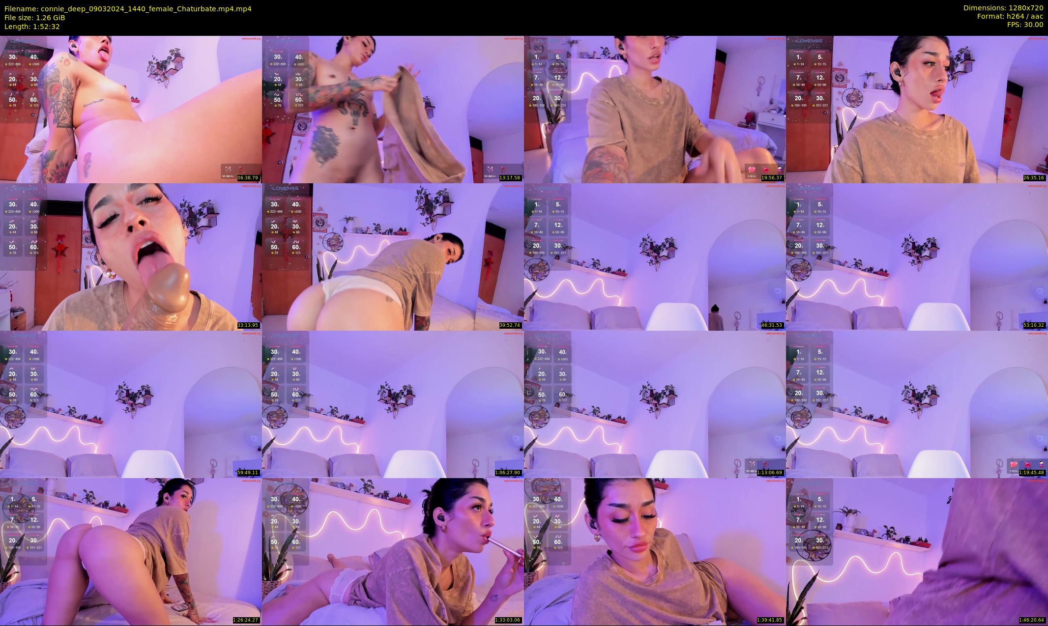 connie_deep — 113 minute Chaturbate female cam show recording, 720p, Mar 9, 2024