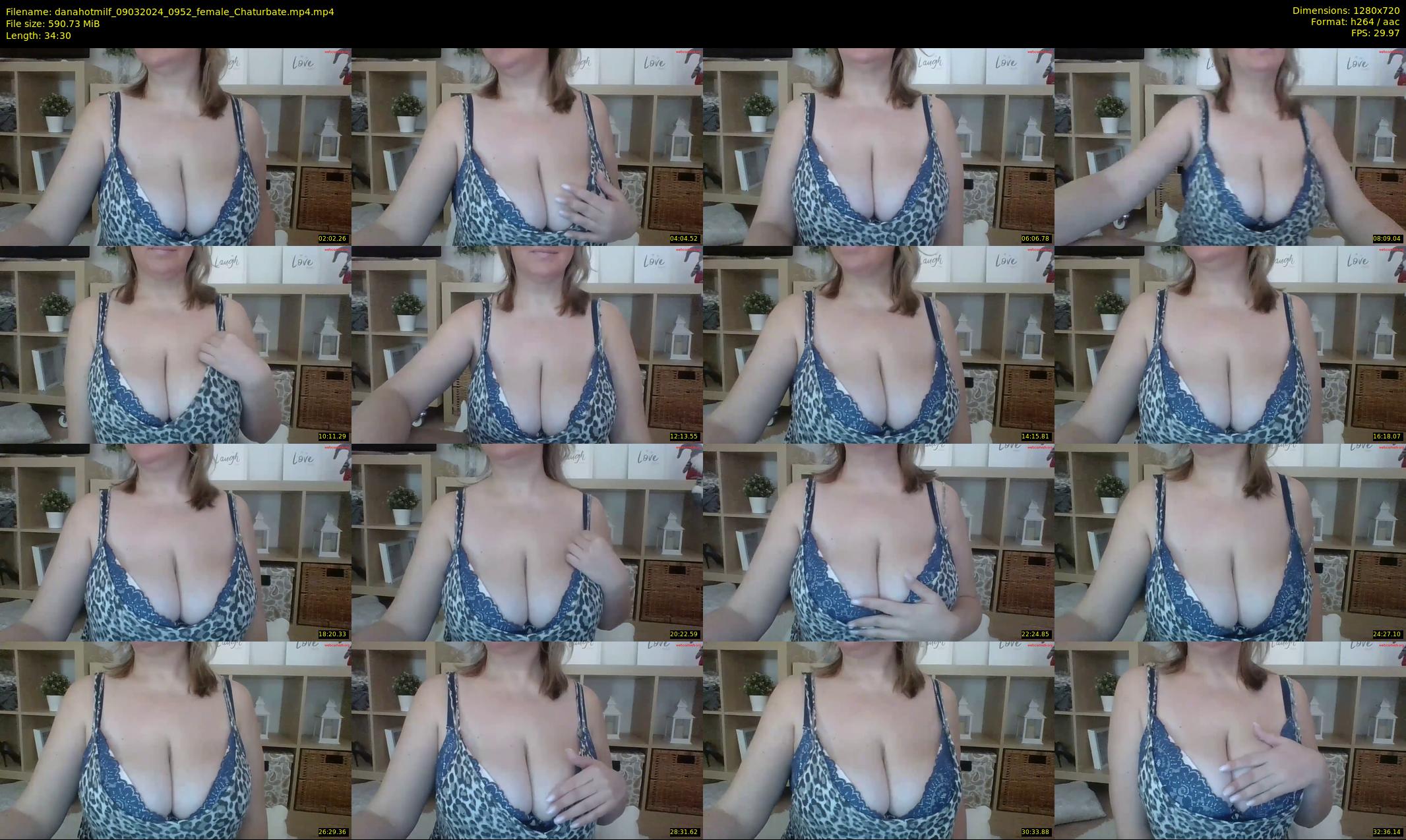 danahotmilf — 35 minute Chaturbate female cam show recording, 720p, Mar 9, 2024