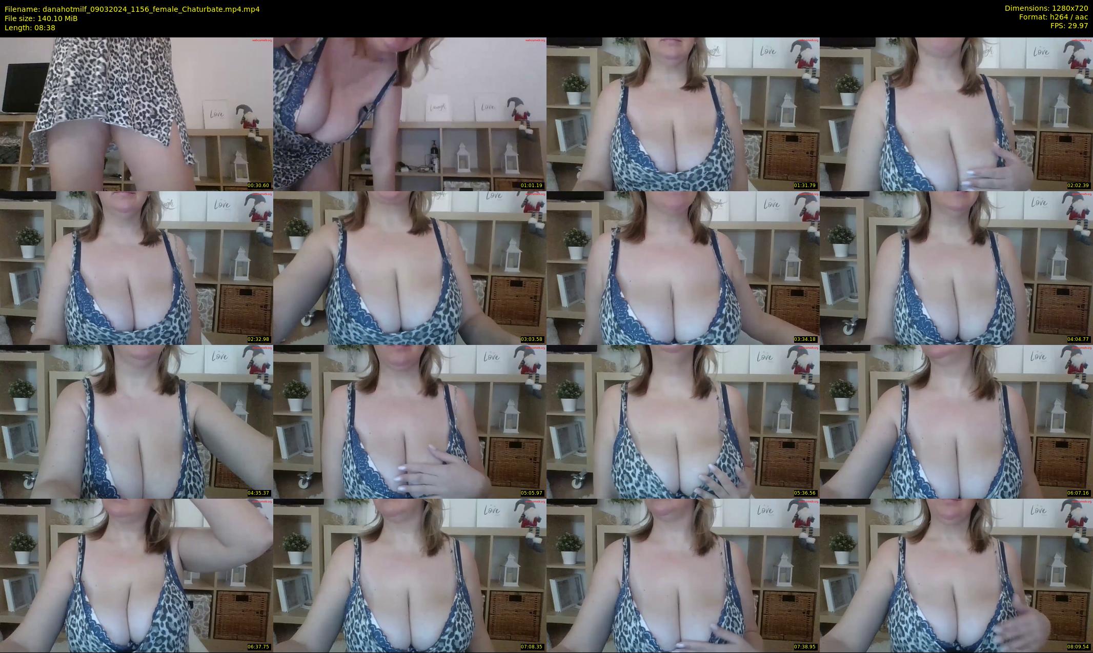 danahotmilf — 9 minute Chaturbate female cam show recording, 720p, Mar 9, 2024
