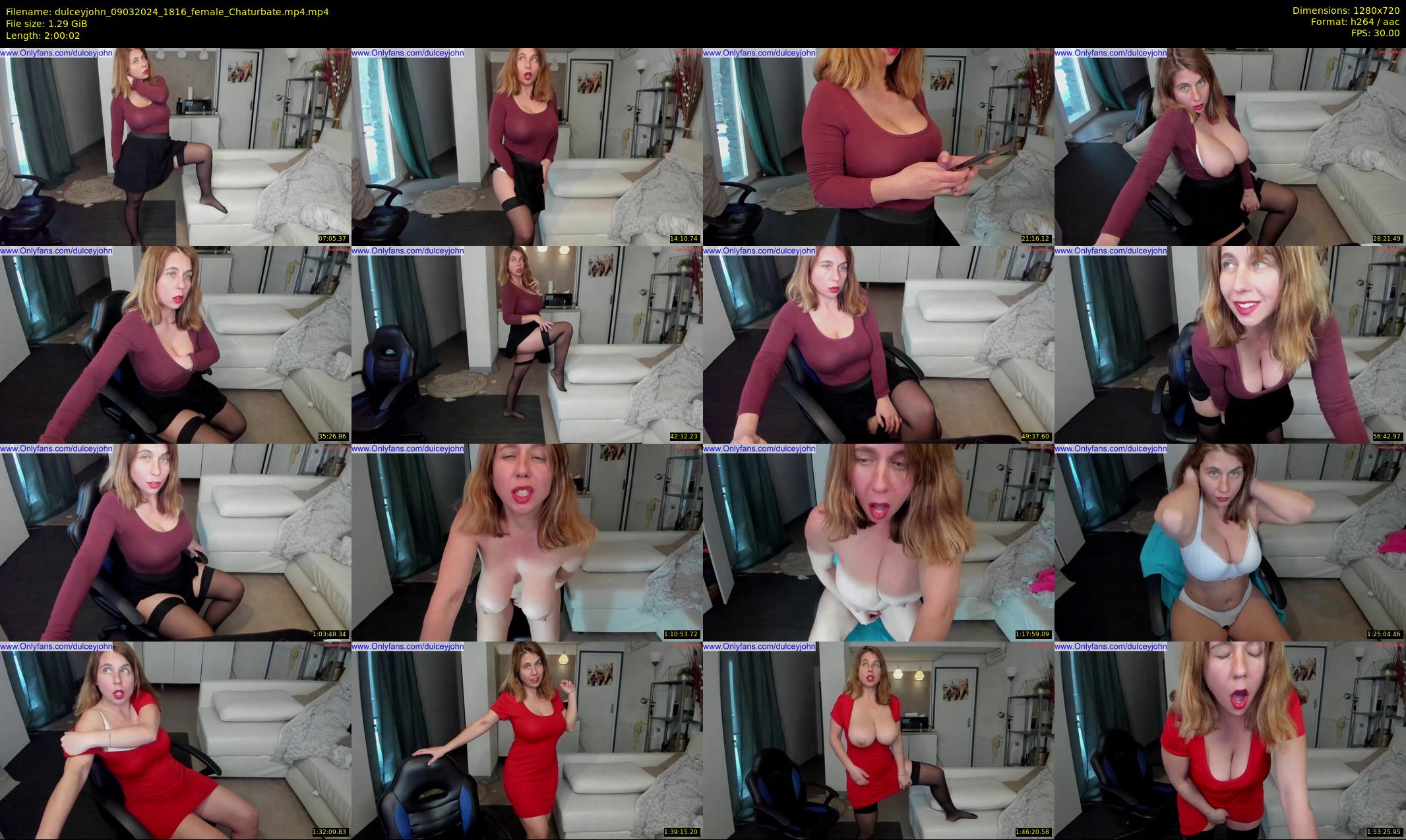 dulceyjohn — 121 minute Chaturbate female cam show recording, 720p, Mar 9, 2024