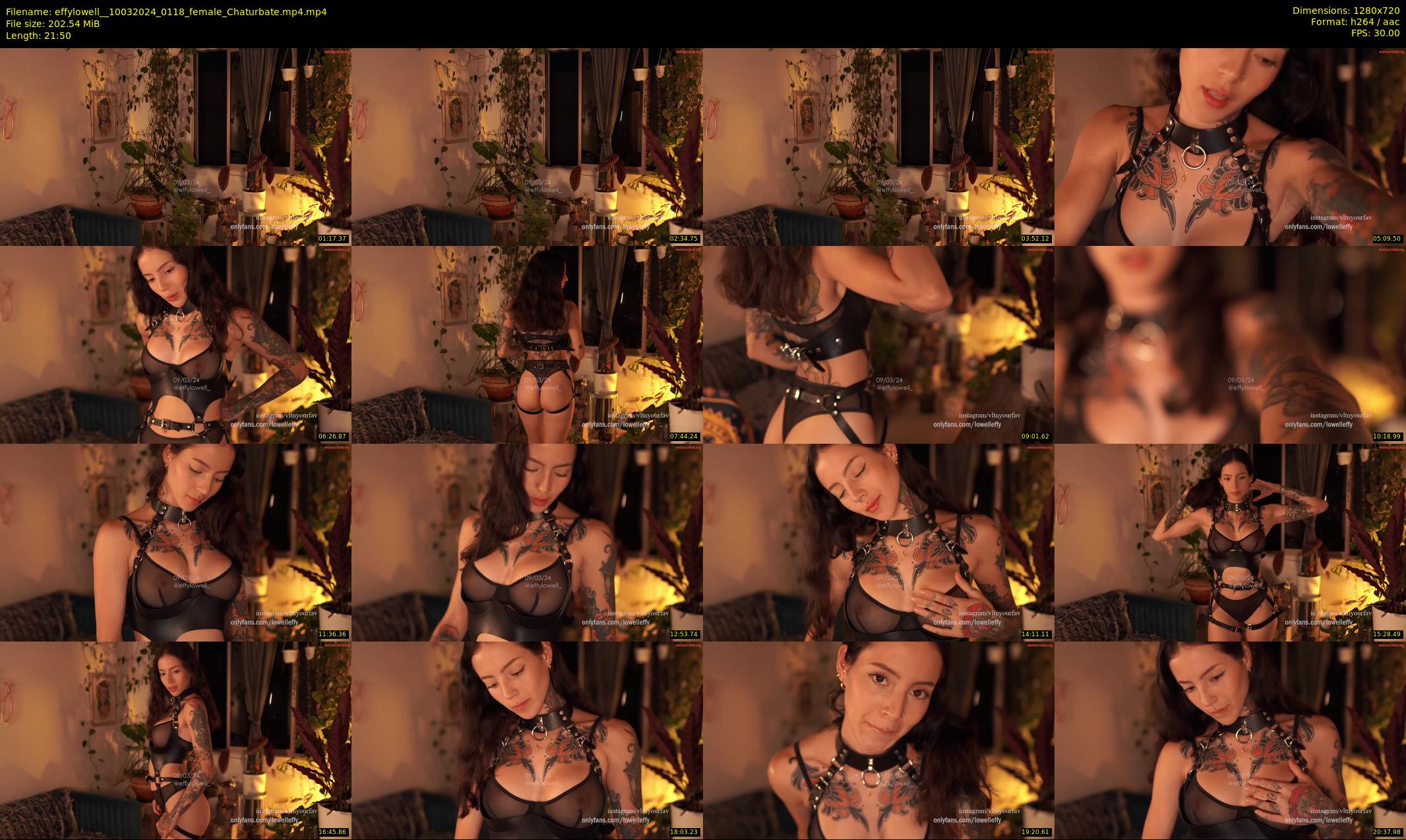 effylowell_ — 22 minute Chaturbate female cam show recording, 720p, Mar 10, 2024