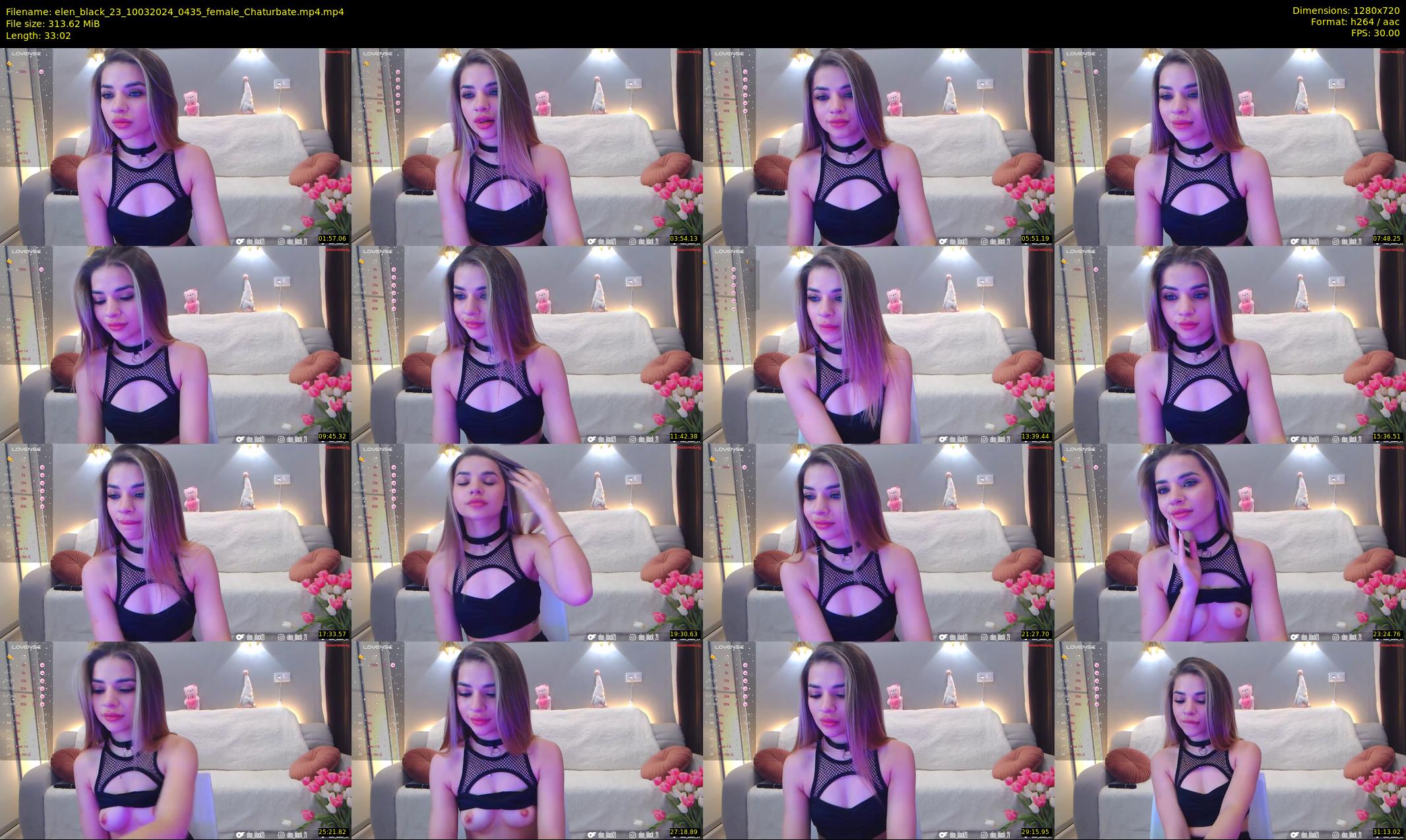elen_black_23 — 34 minute Chaturbate female cam show recording, 720p, Mar 10, 2024