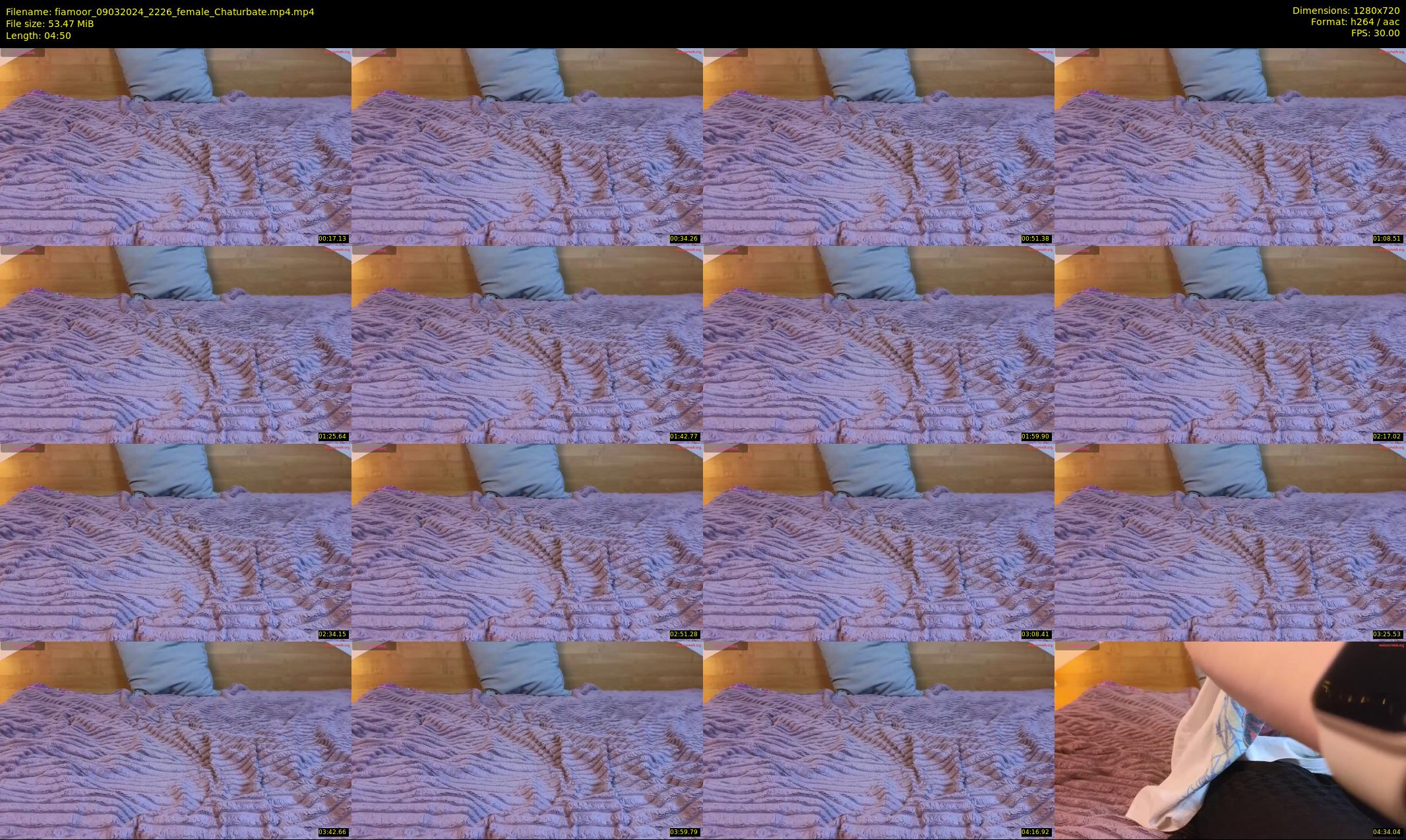 fiamoor — 5 minute Chaturbate female cam show recording, 720p, Mar 9, 2024