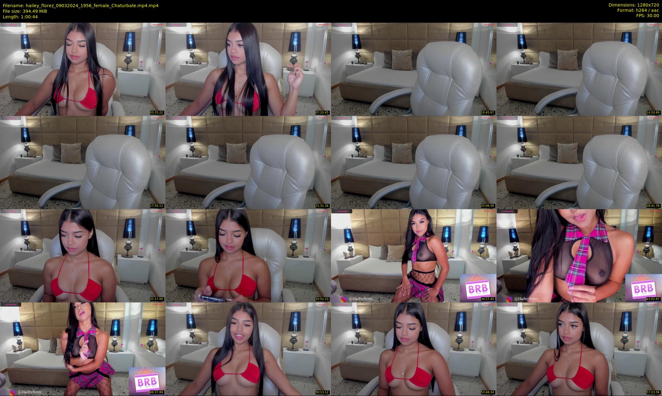 hailey_florez — 61 minute Chaturbate female cam show recording, 720p, Mar 9, 2024