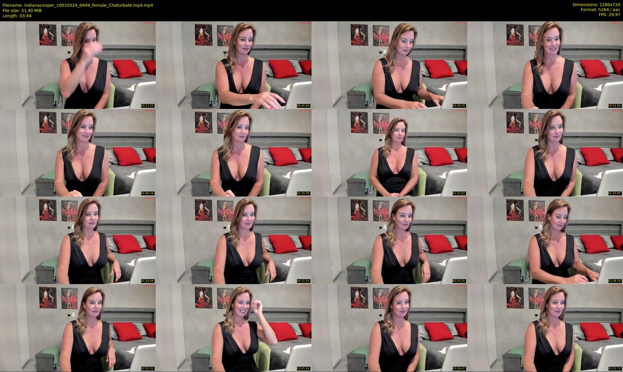 indianacooper — 4 minute Chaturbate female cam show recording, 720p, Mar 10, 2024