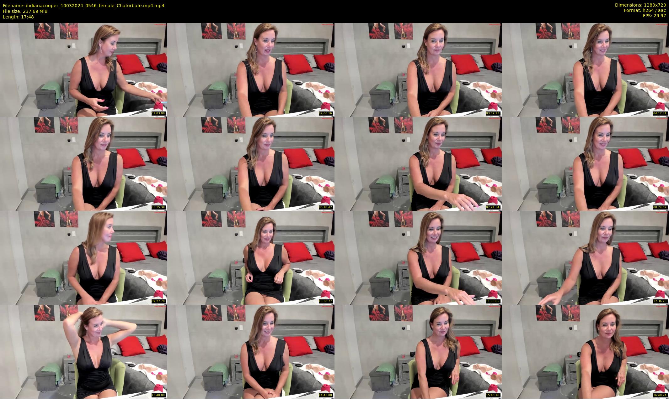 indianacooper — 18 minute Chaturbate female cam show recording, 720p, Mar 10, 2024