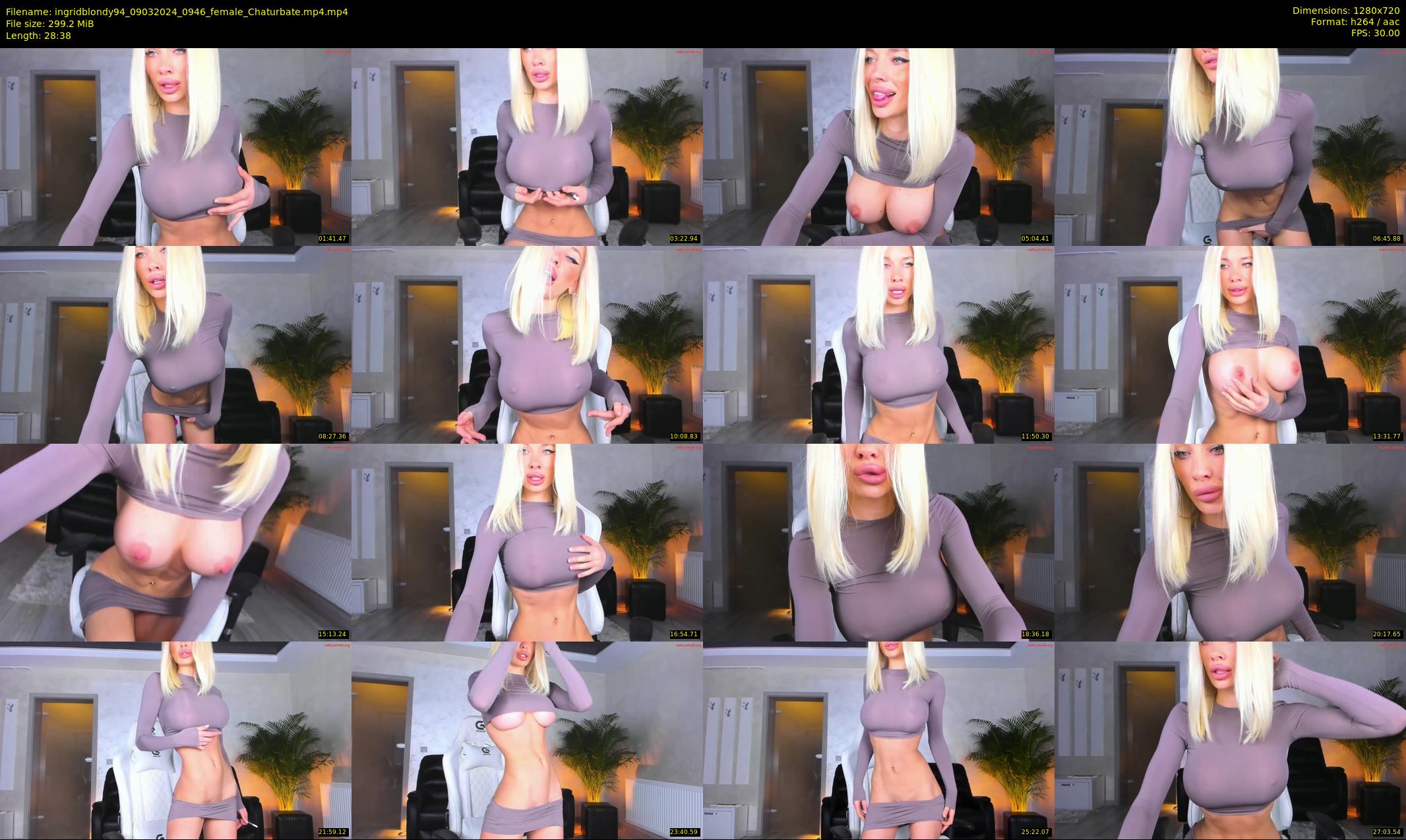 ingridblondy94 — 29 minute Chaturbate female cam show recording, 720p, Mar 9, 2024
