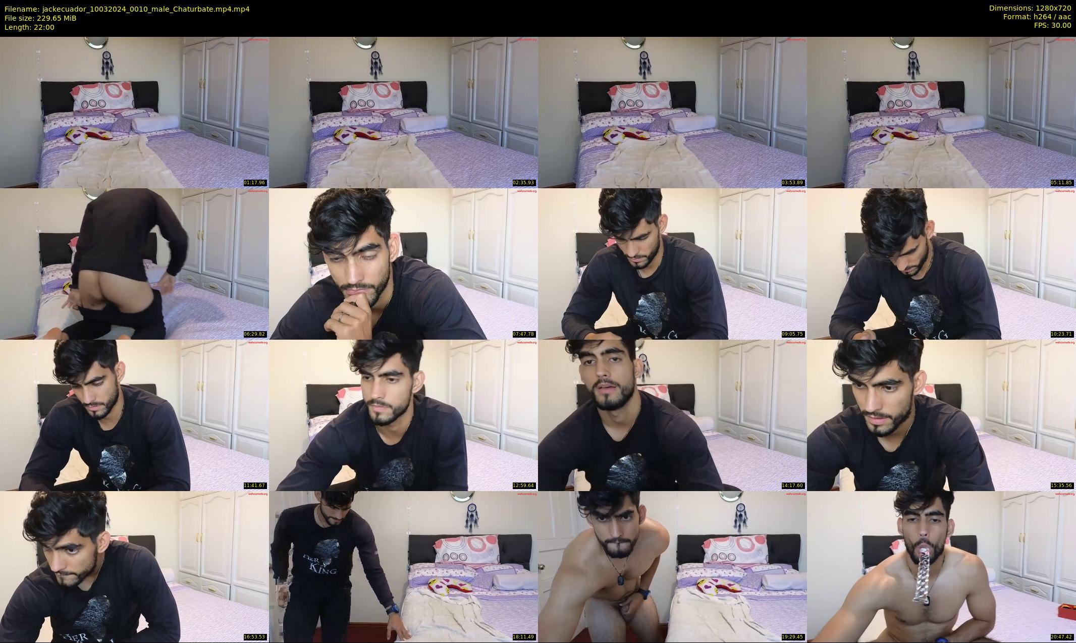 jackecuador — 22 minute Chaturbate male cam show recording, 720p, Mar 10, 2024