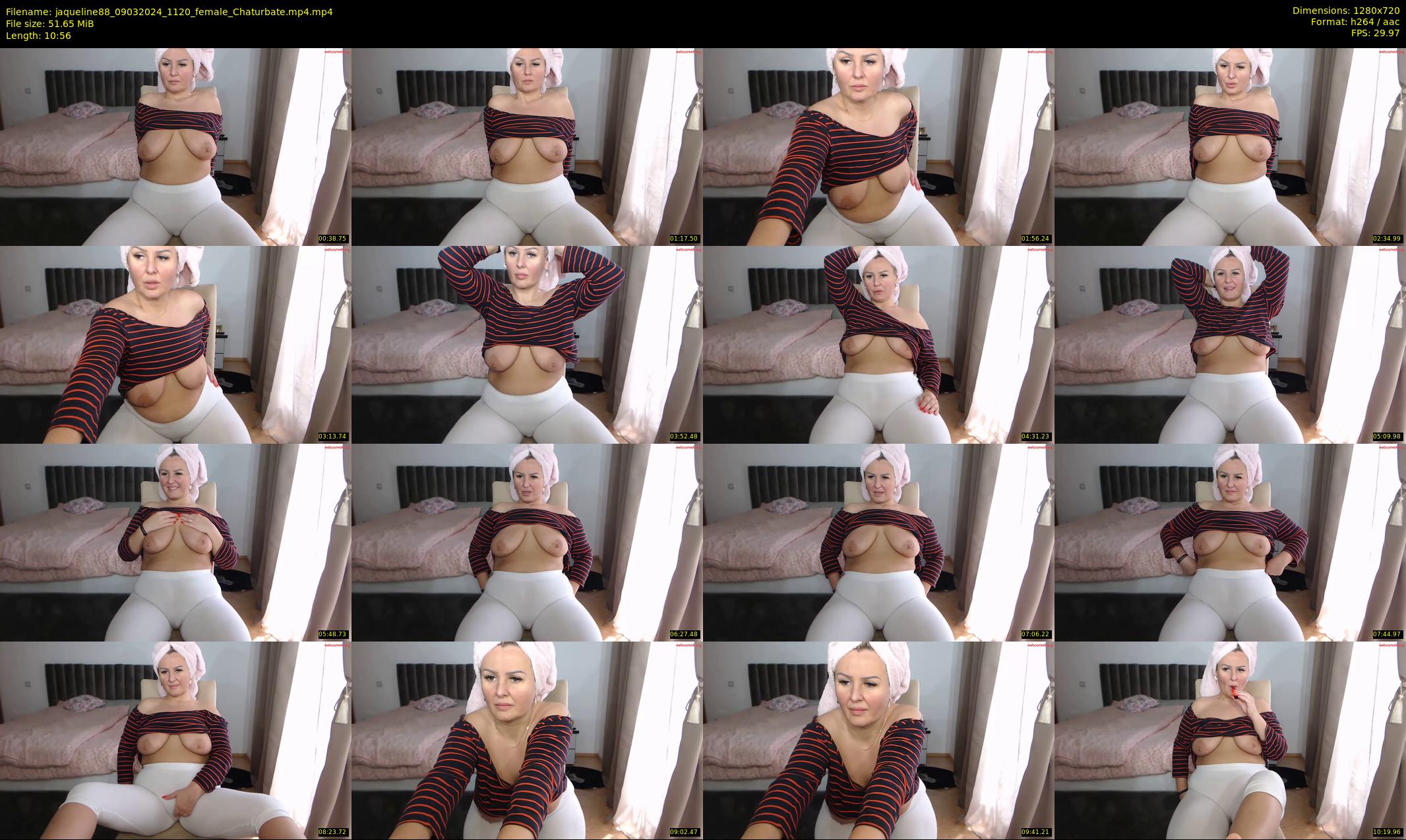 jaqueline88 — 11 minute Chaturbate female cam show recording, 720p, Mar 9, 2024
