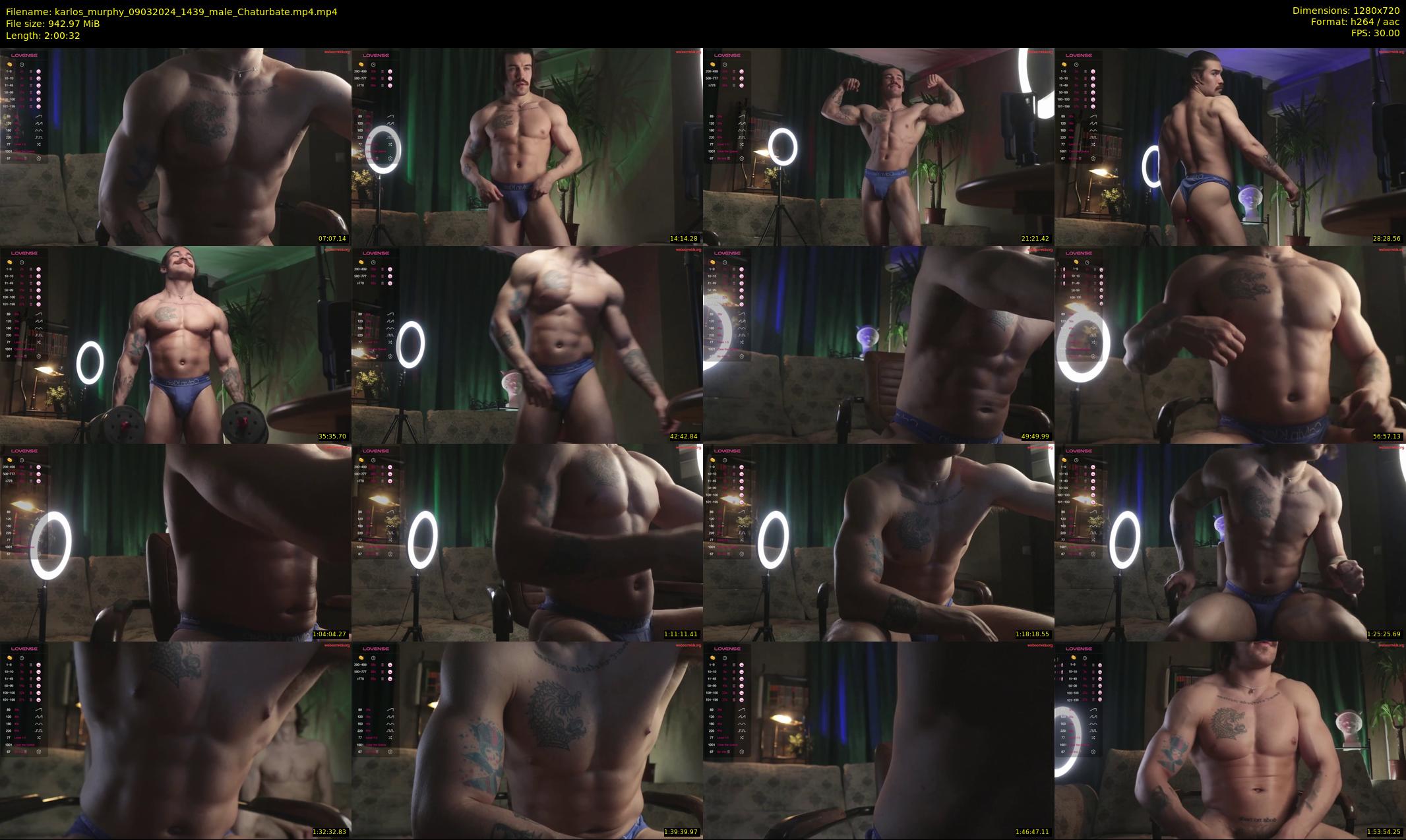 karlos_murphy — 121 minute Chaturbate male cam show recording, 720p, Mar 9, 2024