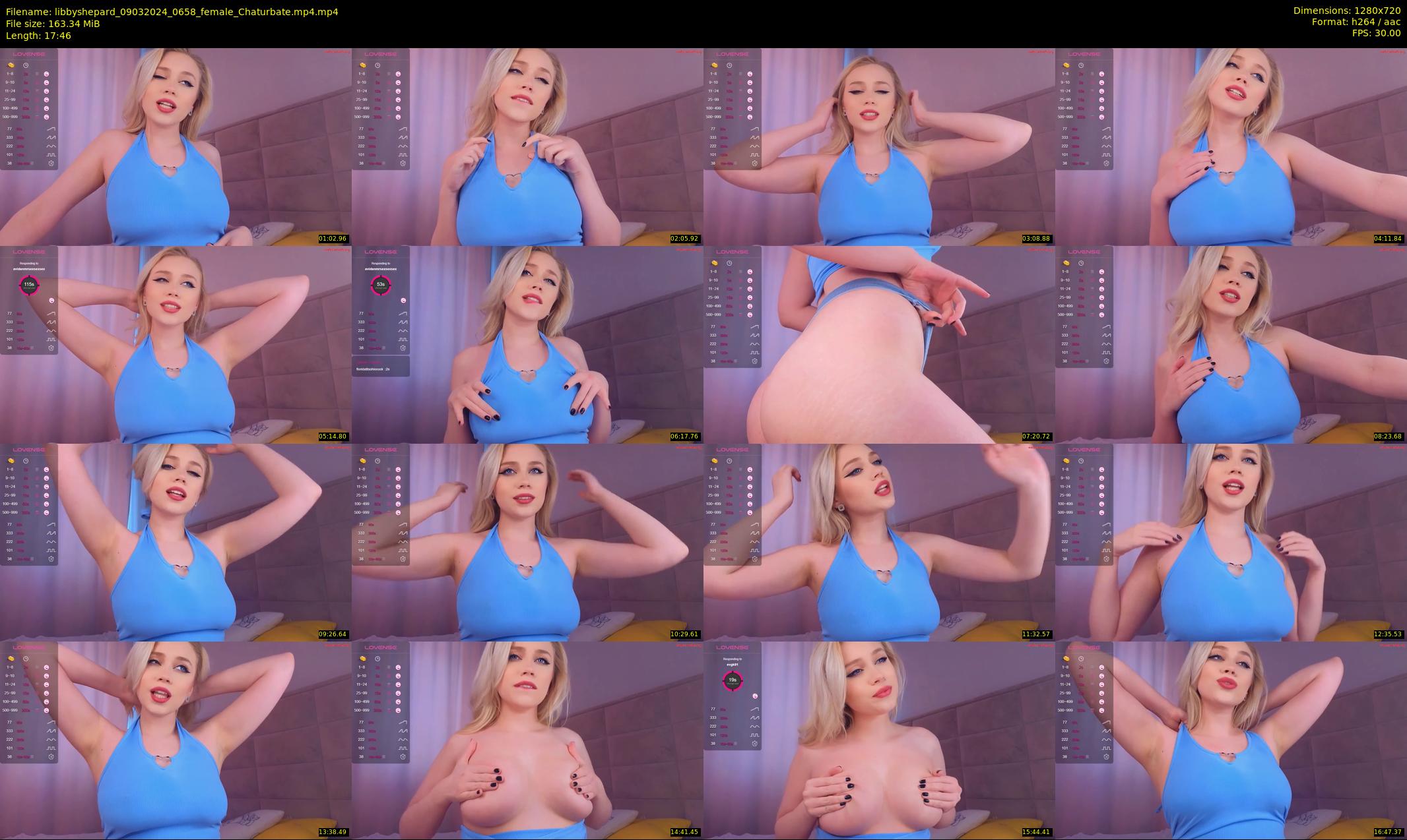 libbyshepard — 18 minute Chaturbate female cam show recording, 720p, Mar 9, 2024