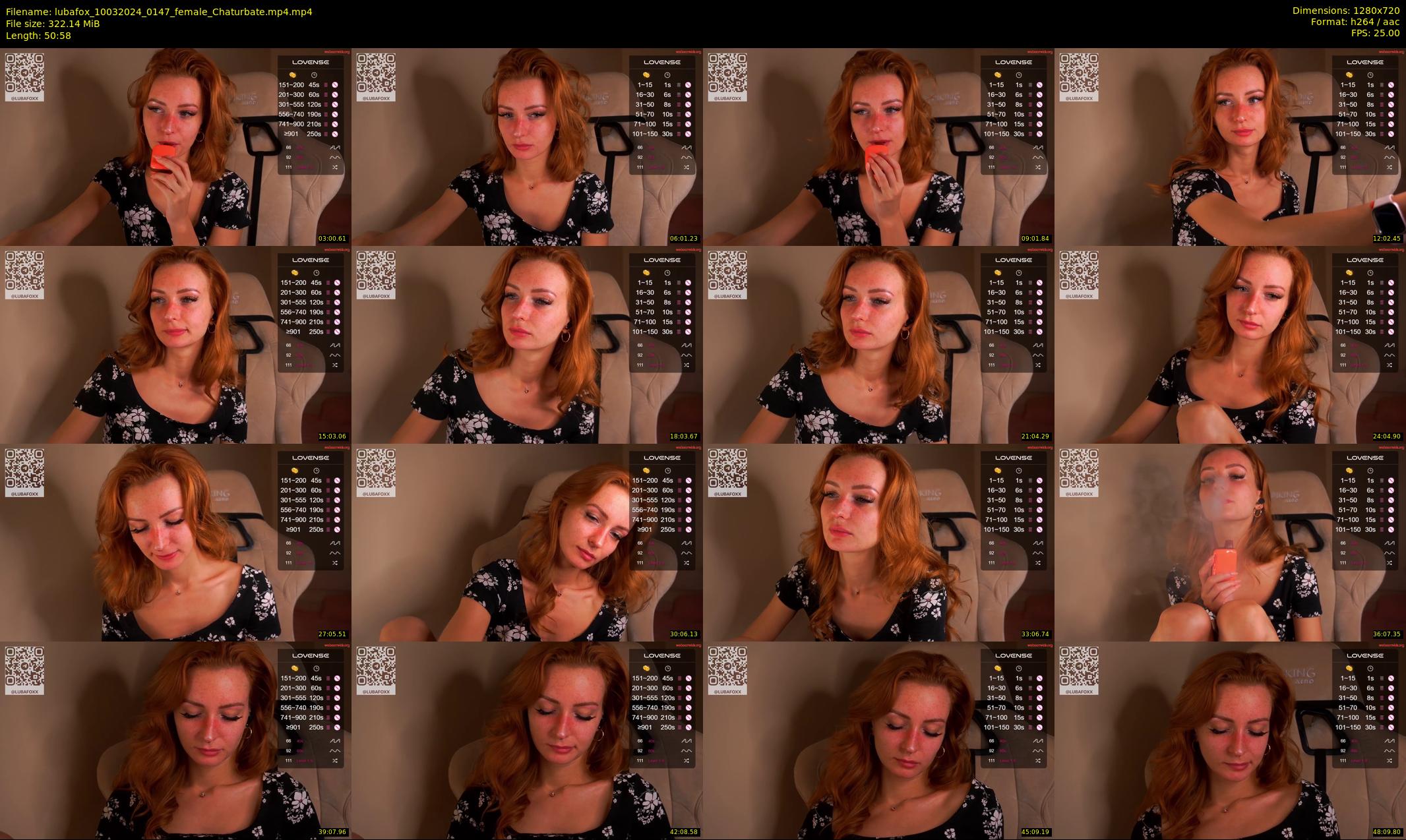lubafox — 51 minute Chaturbate female cam show recording, 720p, Mar 10, 2024