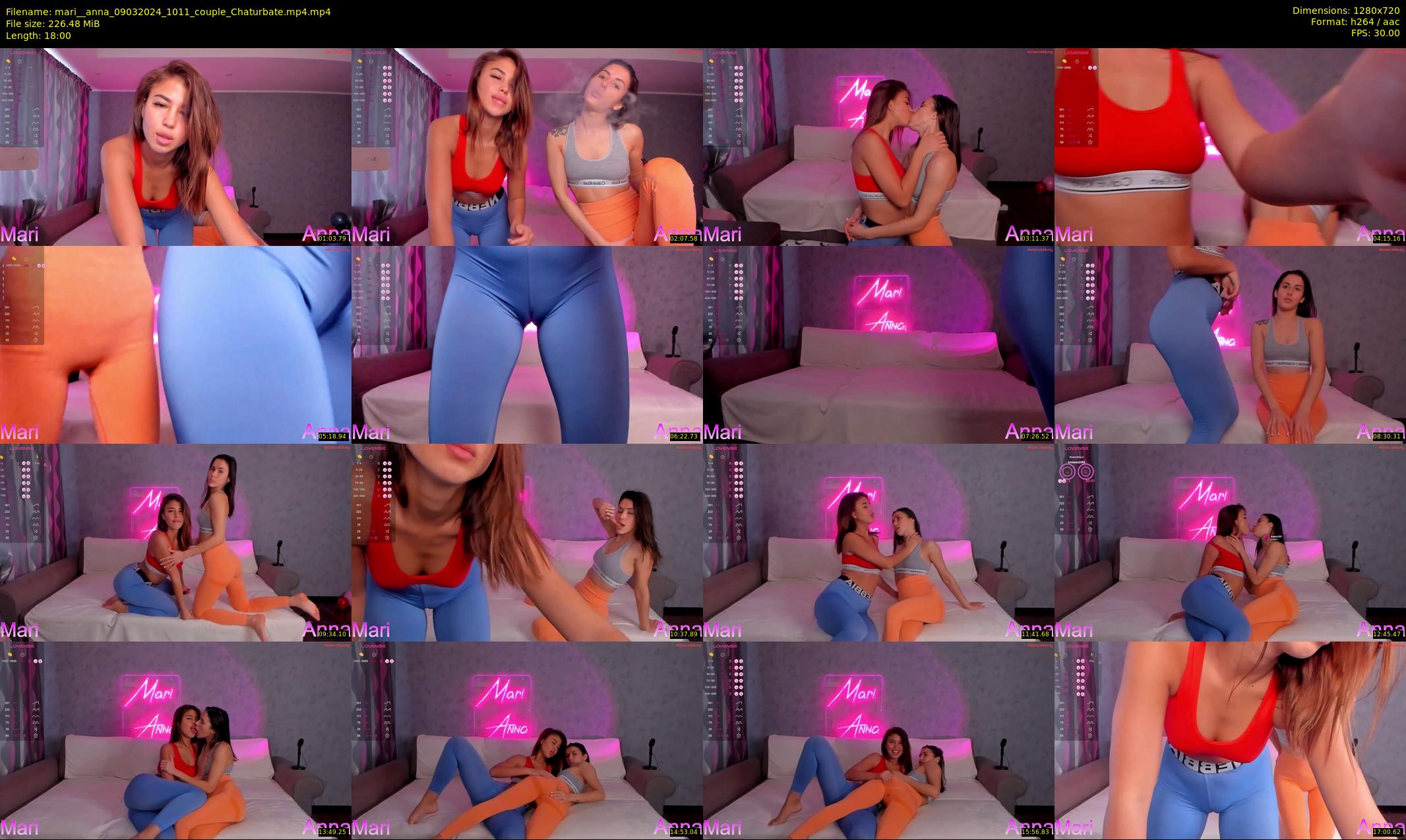 mari__anna — 18 minute Chaturbate couple cam show recording, 720p, Mar 9, 2024
