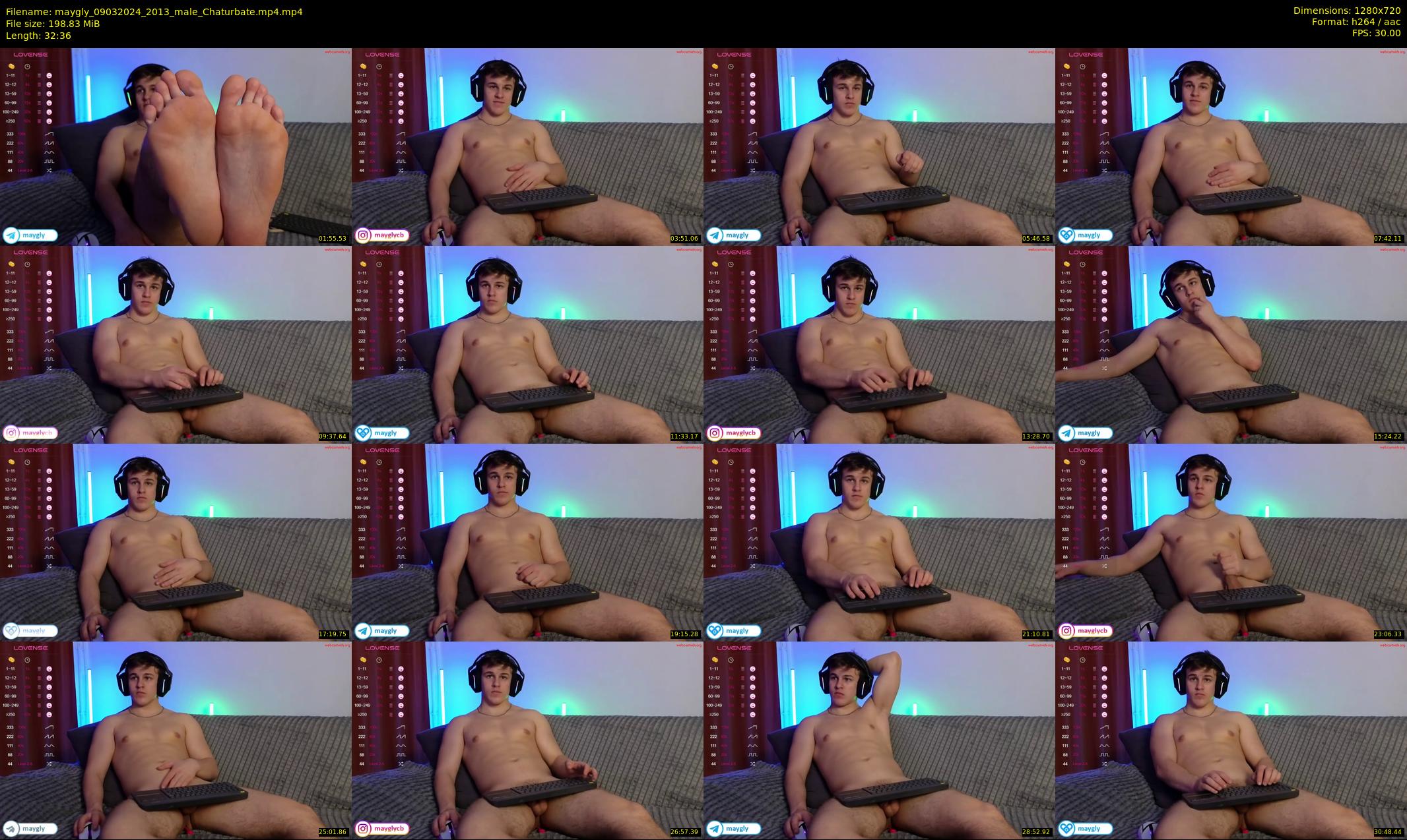 maygly — 33 minute Chaturbate male cam show recording, 720p, Mar 9, 2024