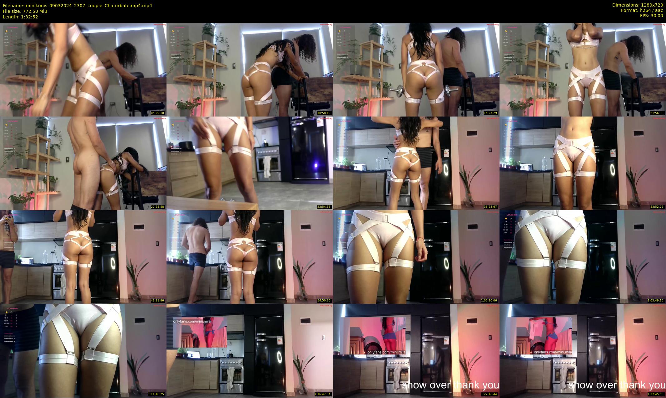 minikunis — 93 minute Chaturbate couple cam show recording, 720p, Mar 9, 2024