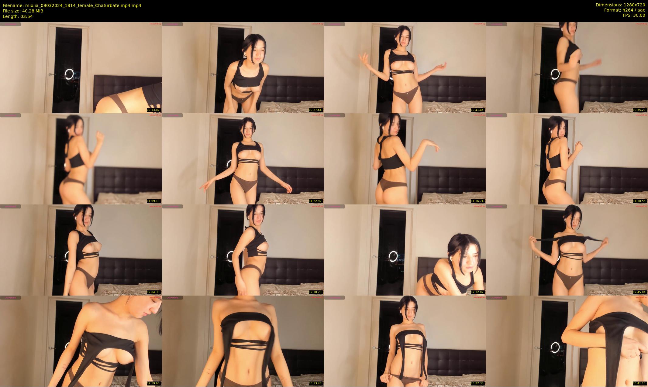 miolia — 4 minute Chaturbate female cam show recording, 720p, Mar 9, 2024