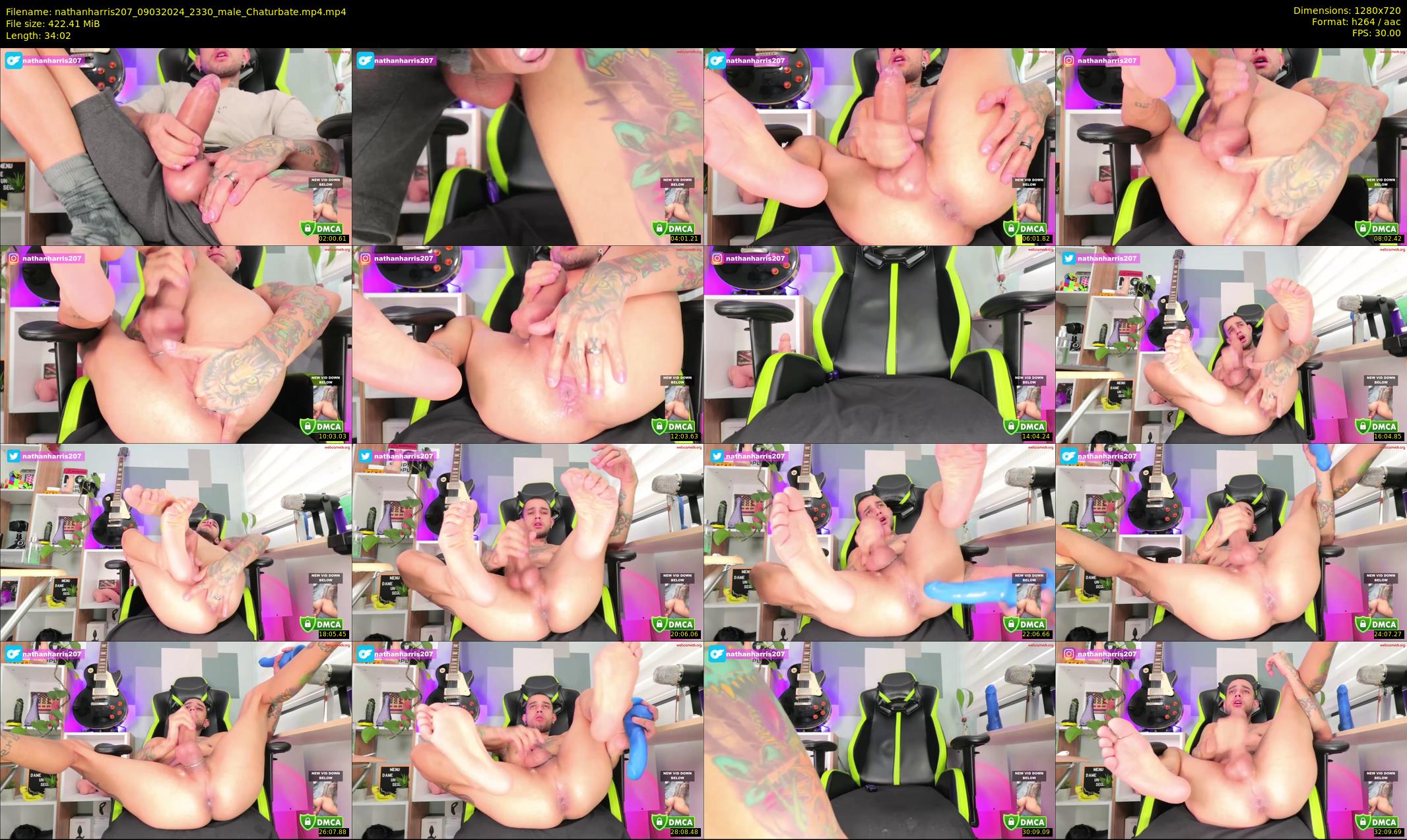 nathanharris207 — 35 minute Chaturbate male cam show recording, 720p, Mar 9, 2024