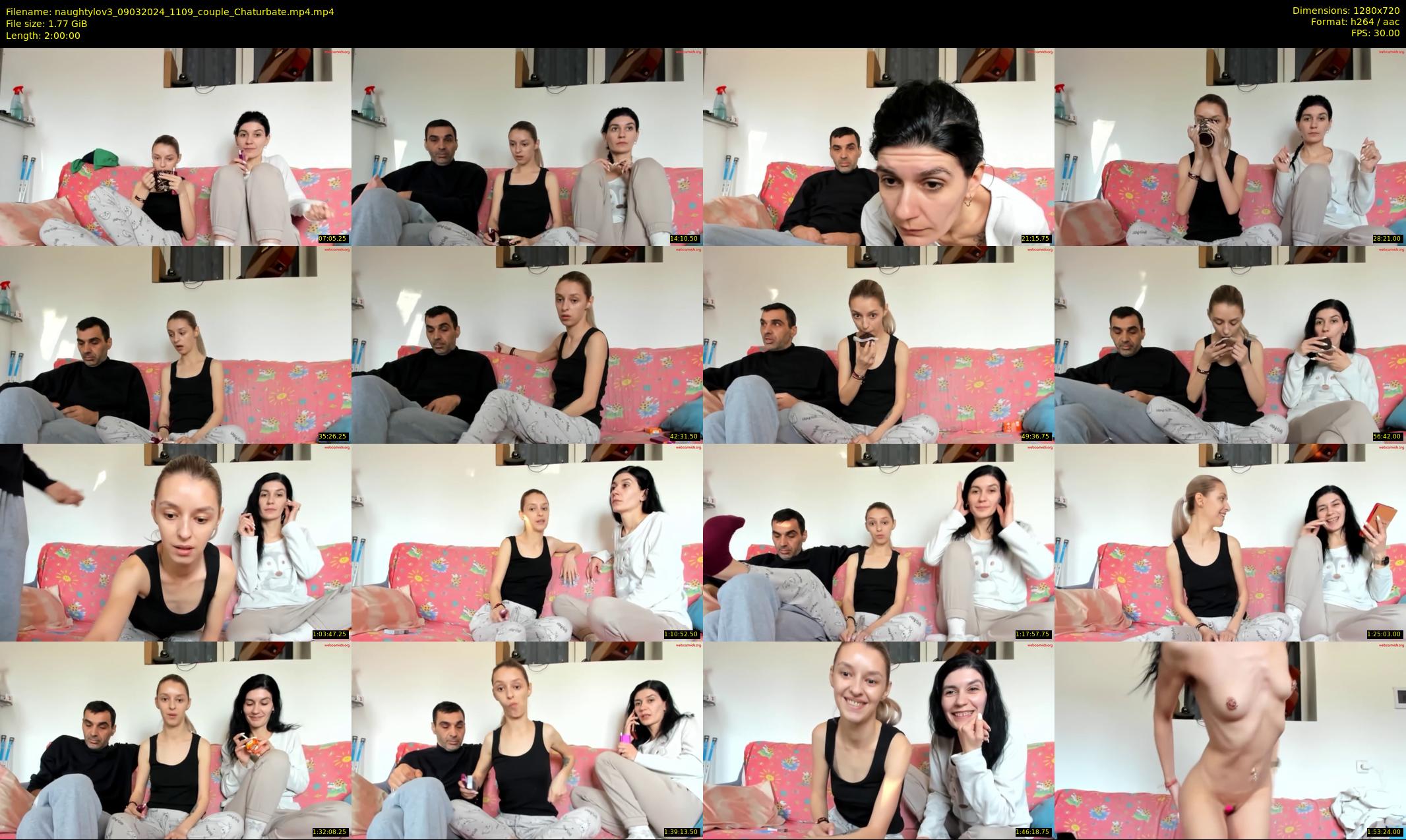 naughtylov3 — 120 minute Chaturbate couple cam show recording, 720p, Mar 9, 2024