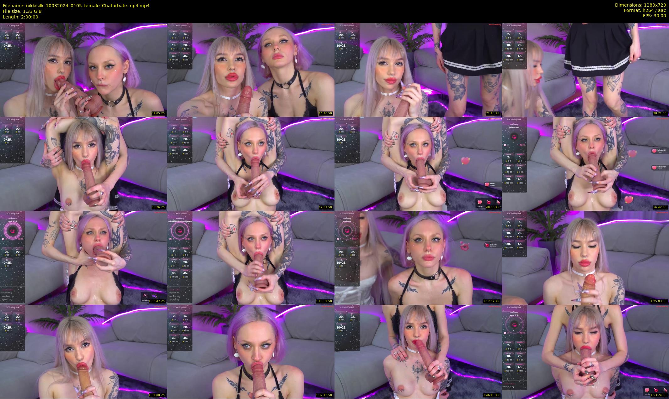 nikkisilk — 120 minute Chaturbate female cam show recording, 720p, Mar 10, 2024