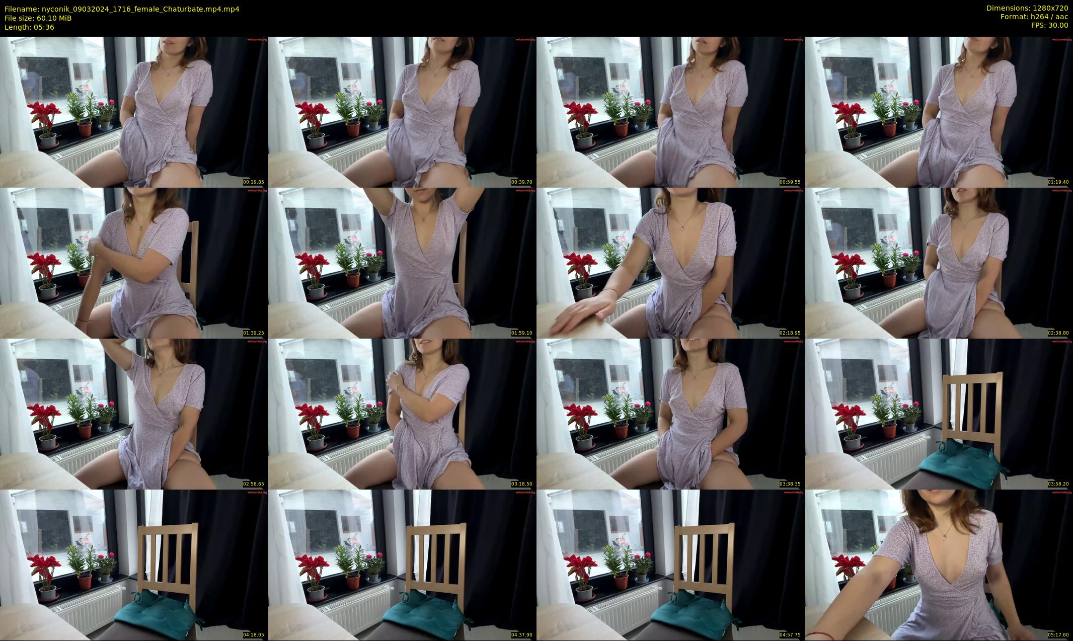 nyconik — 6 minute Chaturbate female cam show recording, 720p, Mar 9, 2024