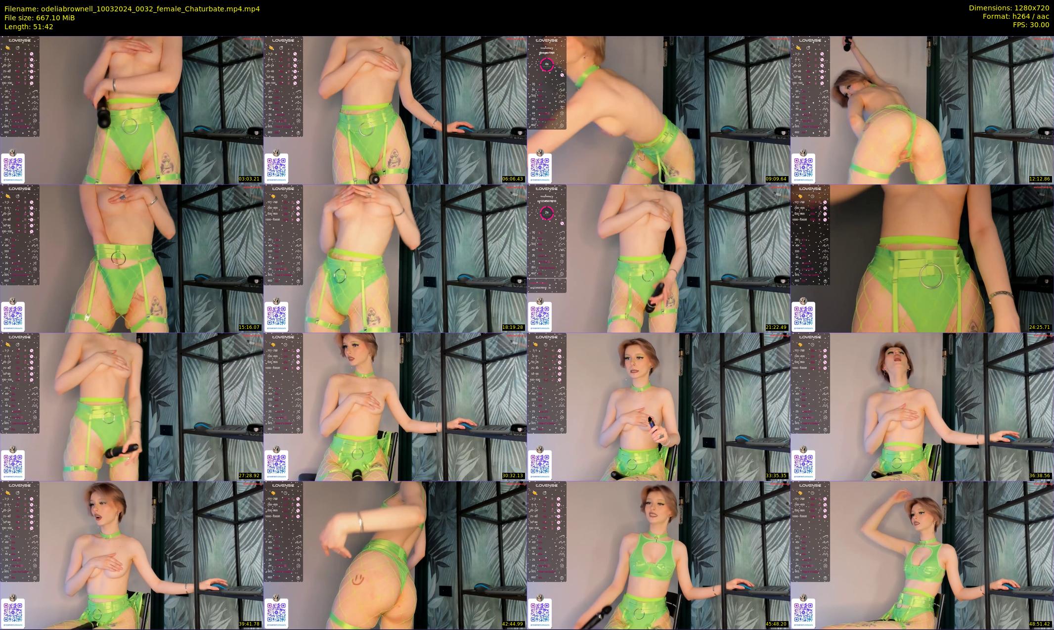 odeliabrownell — 52 minute Chaturbate female cam show recording, 720p, Mar 10, 2024