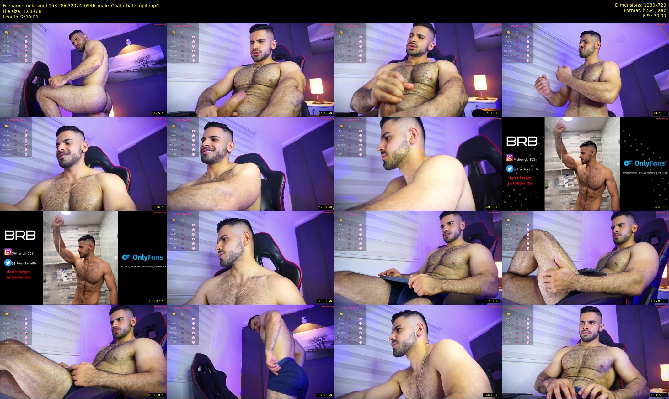 rick_smith153 — 120 minute Chaturbate male cam show recording, 720p, Mar 9, 2024