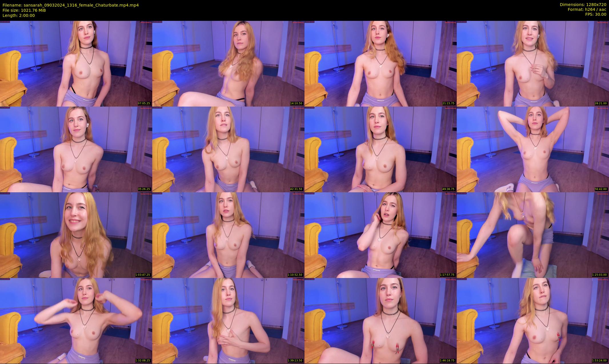 sansarah — 120 minute Chaturbate female cam show recording, 720p, Mar 9, 2024