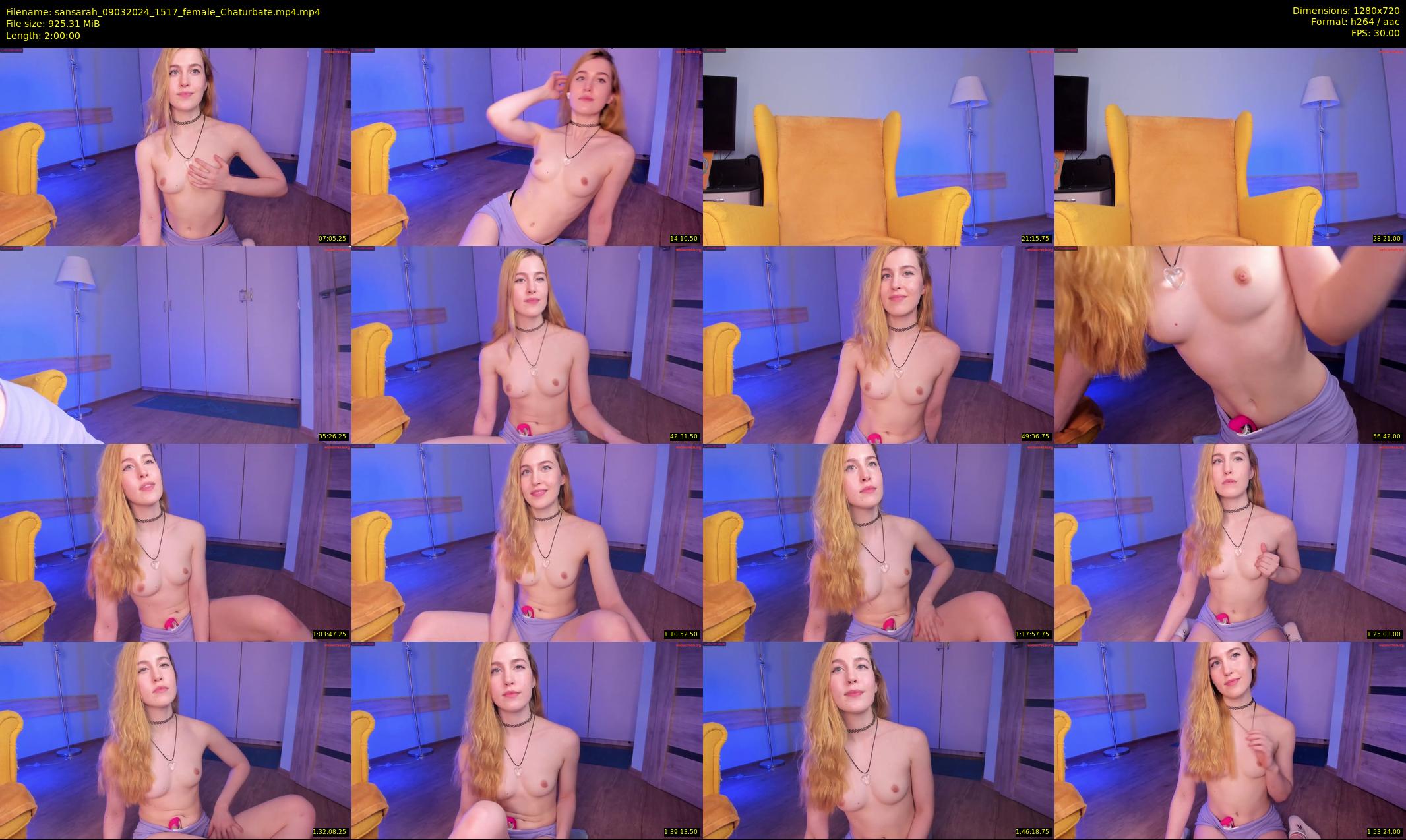 sansarah — 120 minute Chaturbate female cam show recording, 720p, Mar 9, 2024
