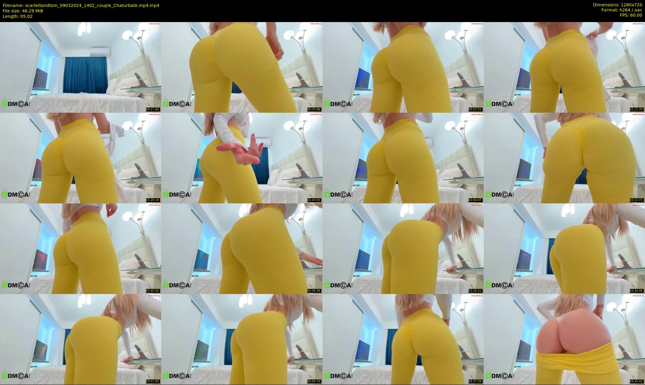 scarlettandtom — 6 minute Chaturbate couple cam show recording, 720p, Mar 9, 2024