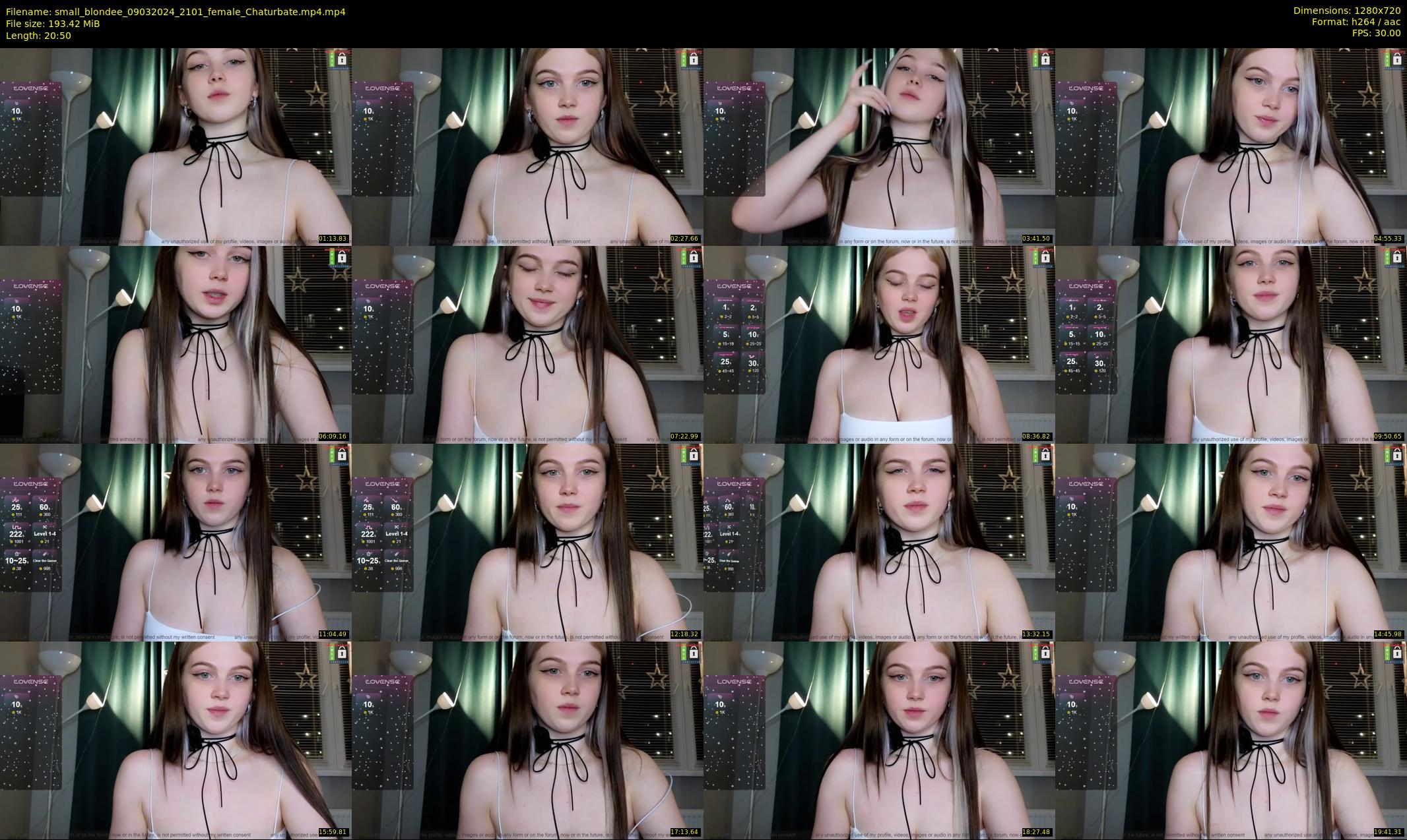 small_blondee — 21 minute Chaturbate female cam show recording, 720p, Mar 9, 2024