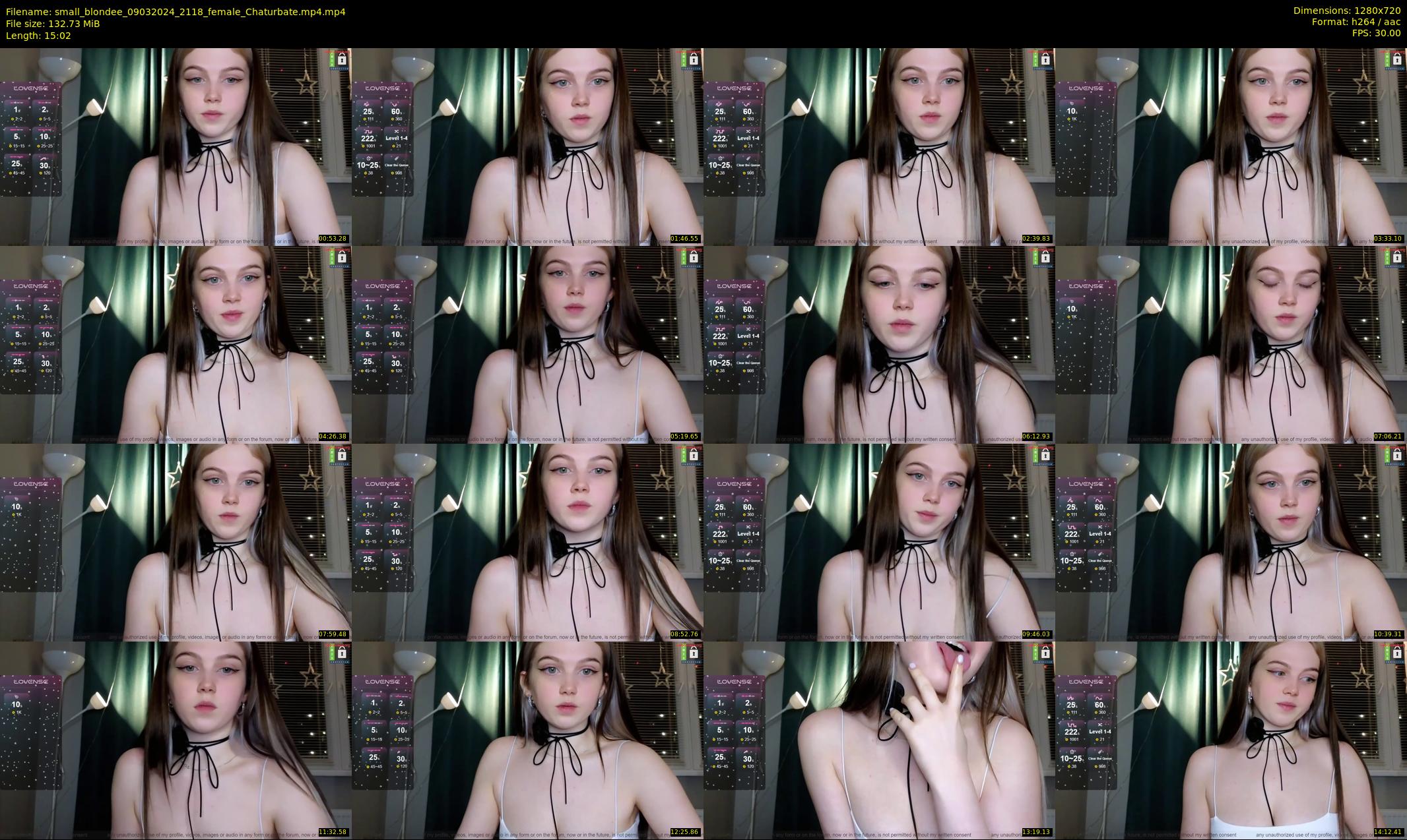 small_blondee — 16 minute Chaturbate female cam show recording, 720p, Mar 9, 2024