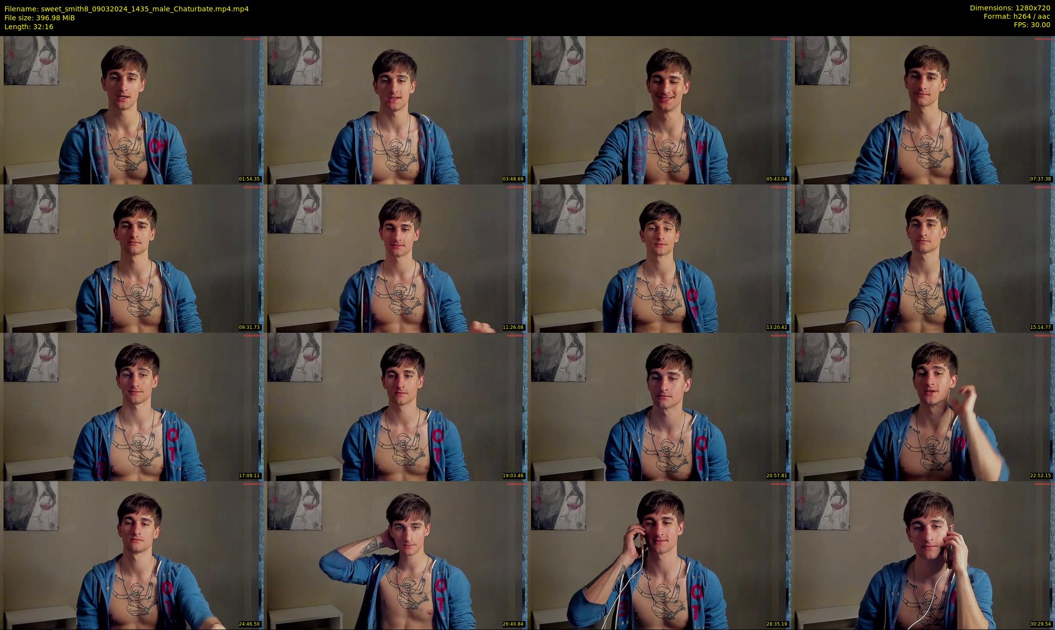 sweet_smith8 — 33 minute Chaturbate male cam show recording, 720p, Mar 9, 2024
