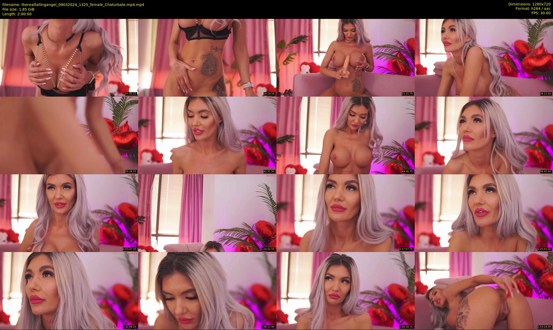 therealfallingangel — 120 minute Chaturbate female cam show recording, 720p, Mar 9, 2024