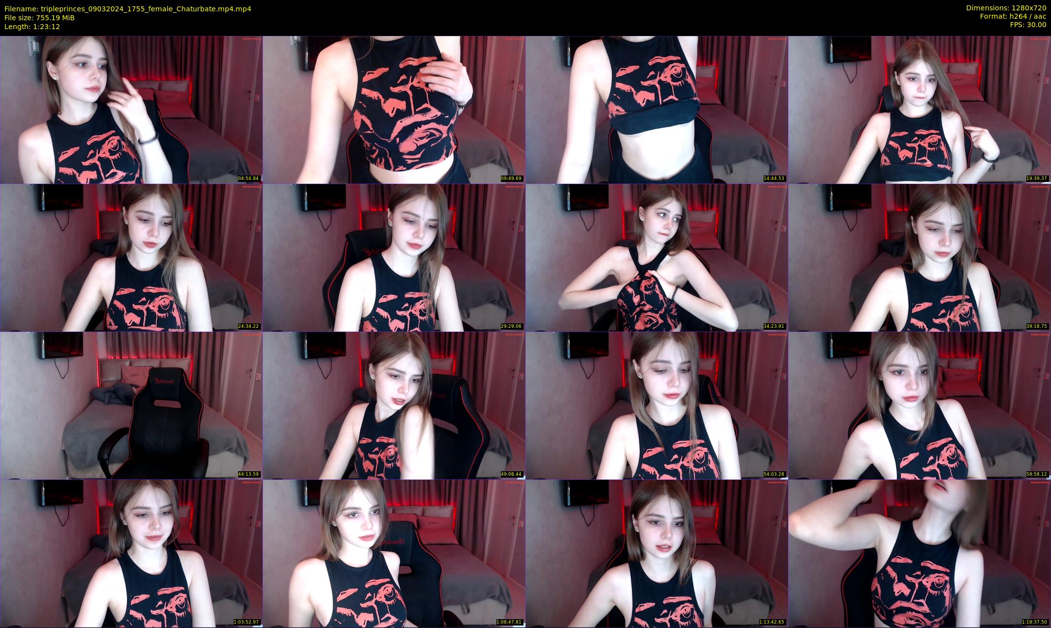 tripleprinces — 84 minute Chaturbate female cam show recording, 720p, Mar 9, 2024