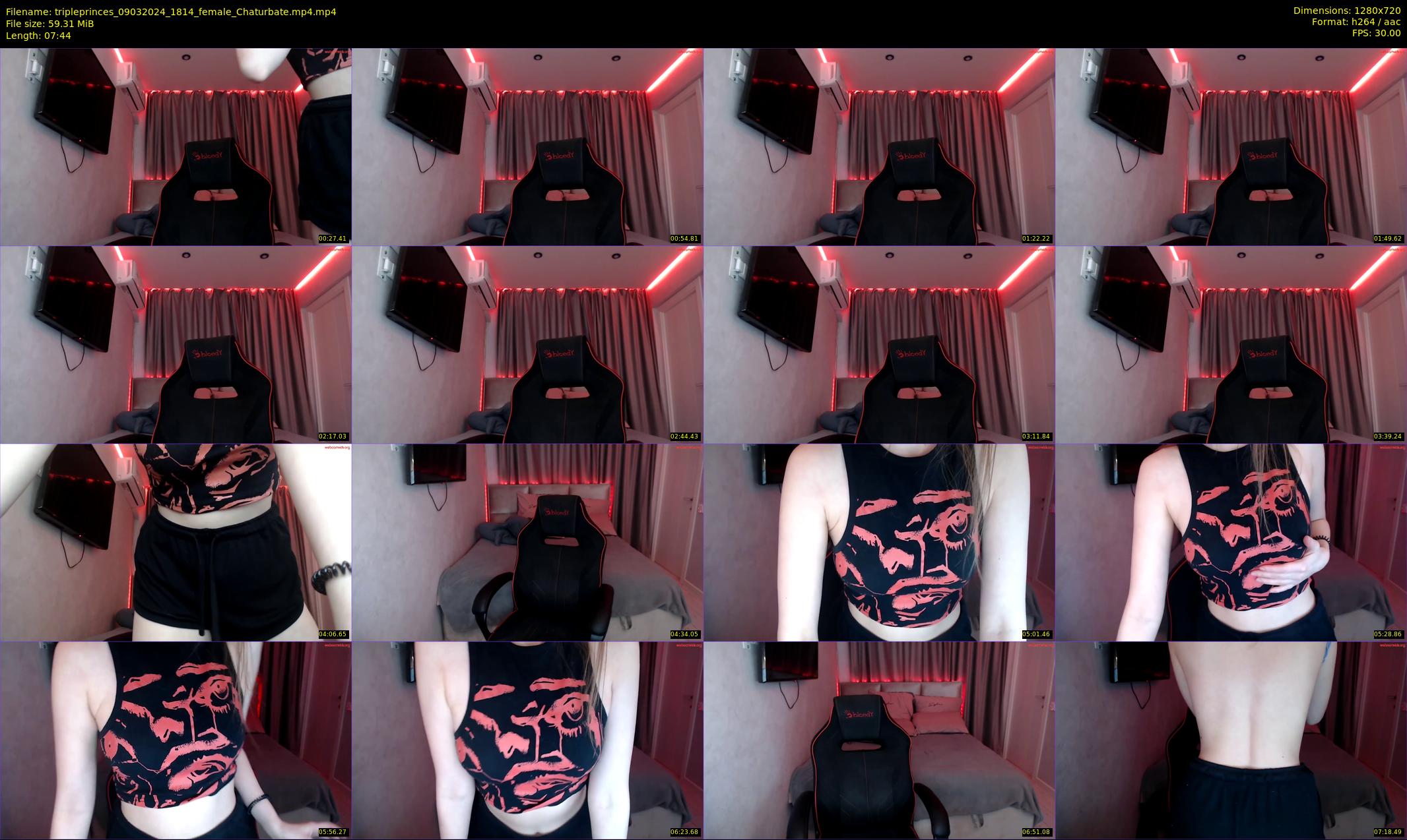 tripleprinces — 8 minute Chaturbate female cam show recording, 720p, Mar 9, 2024