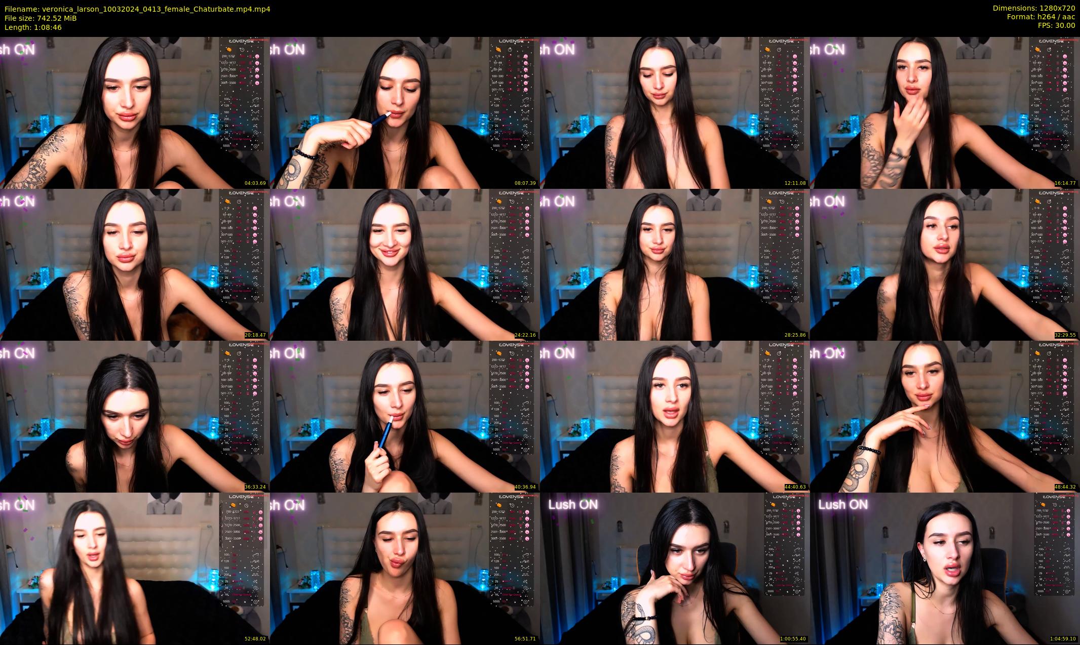 veronica_larson — 69 minute Chaturbate female cam show recording, 720p, Mar 10, 2024