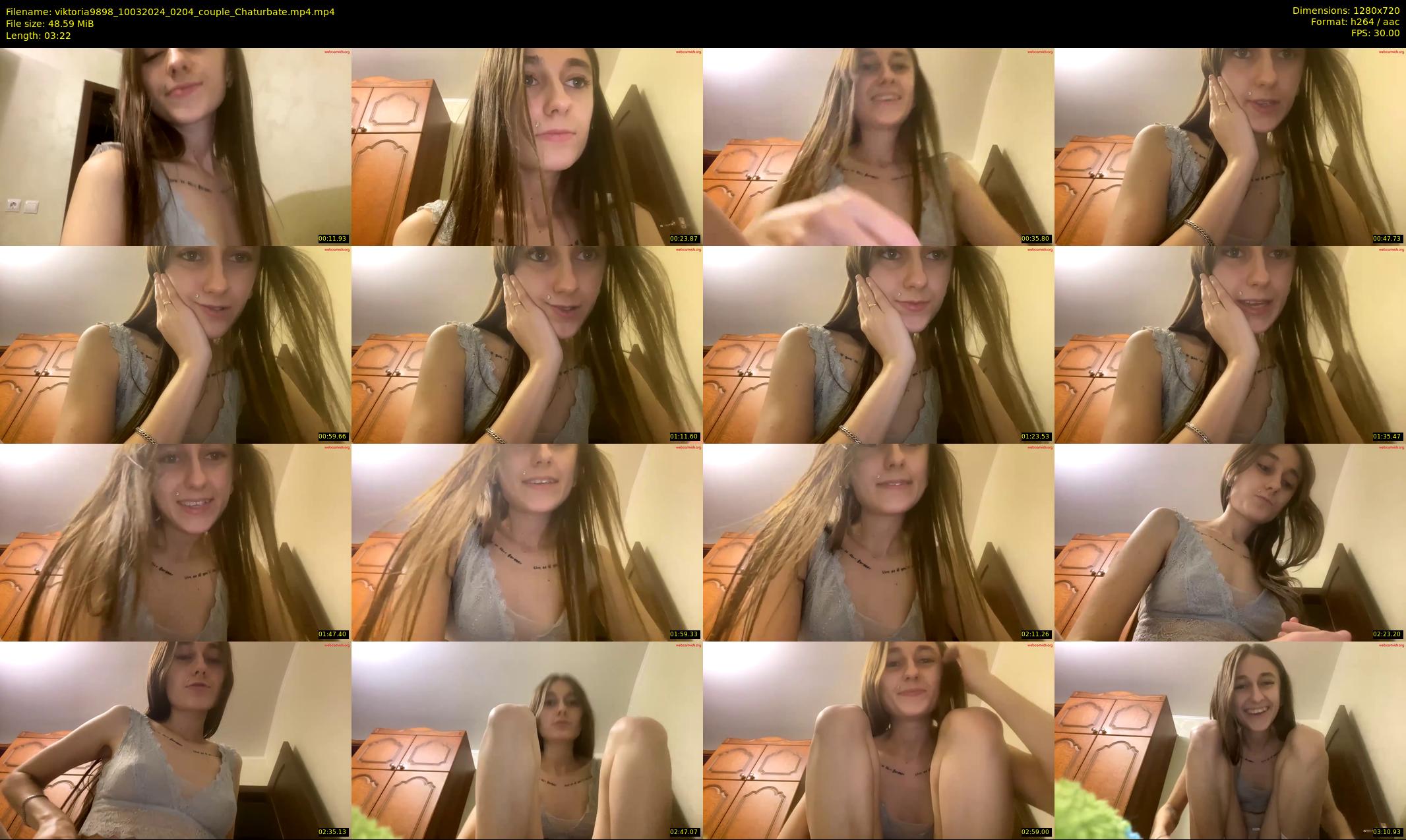 viktoria9898 — 4 minute Chaturbate couple cam show recording, 720p, Mar 10, 2024
