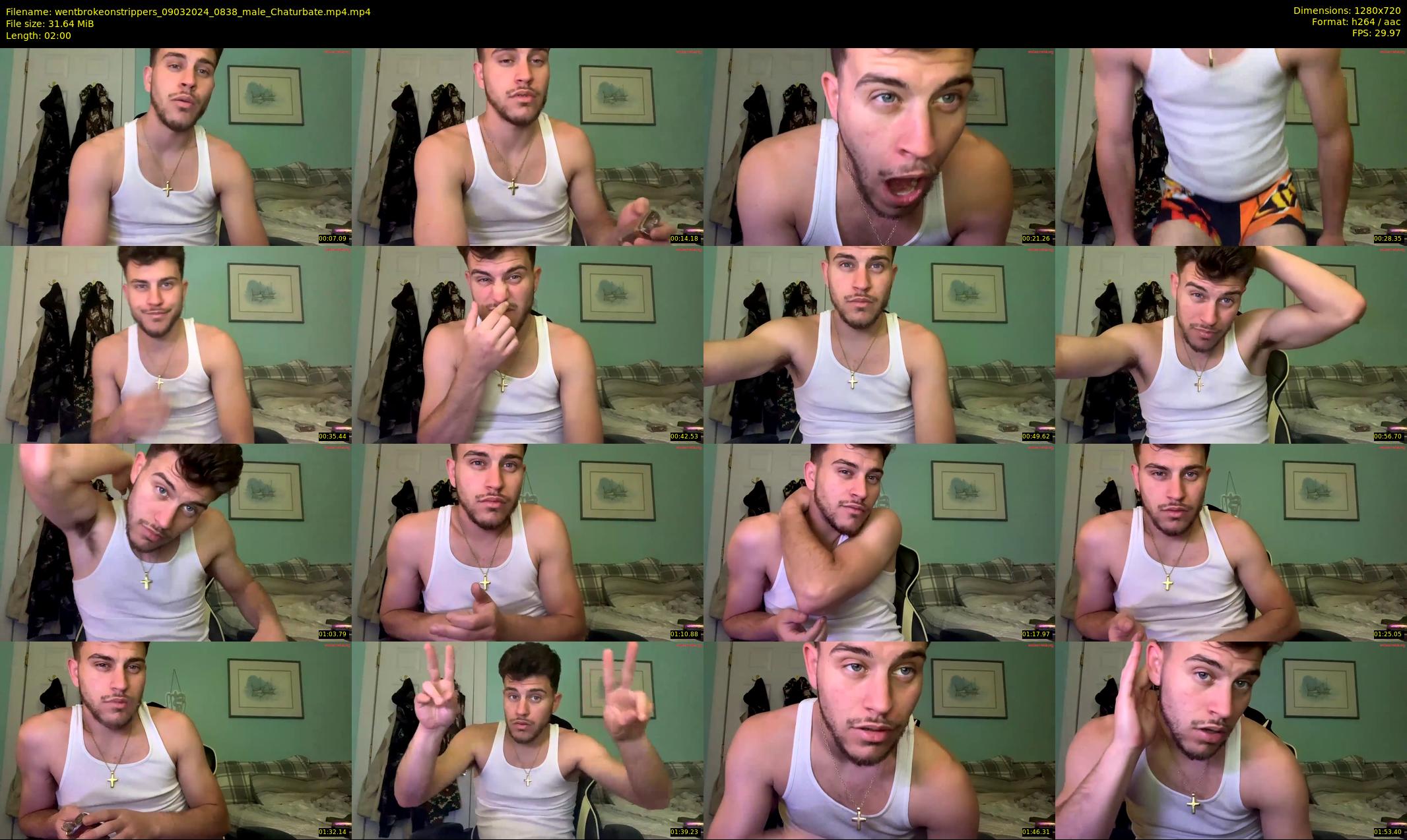 wentbrokeonstrippers — 2 minute Chaturbate male cam show recording, 720p, Mar 9, 2024