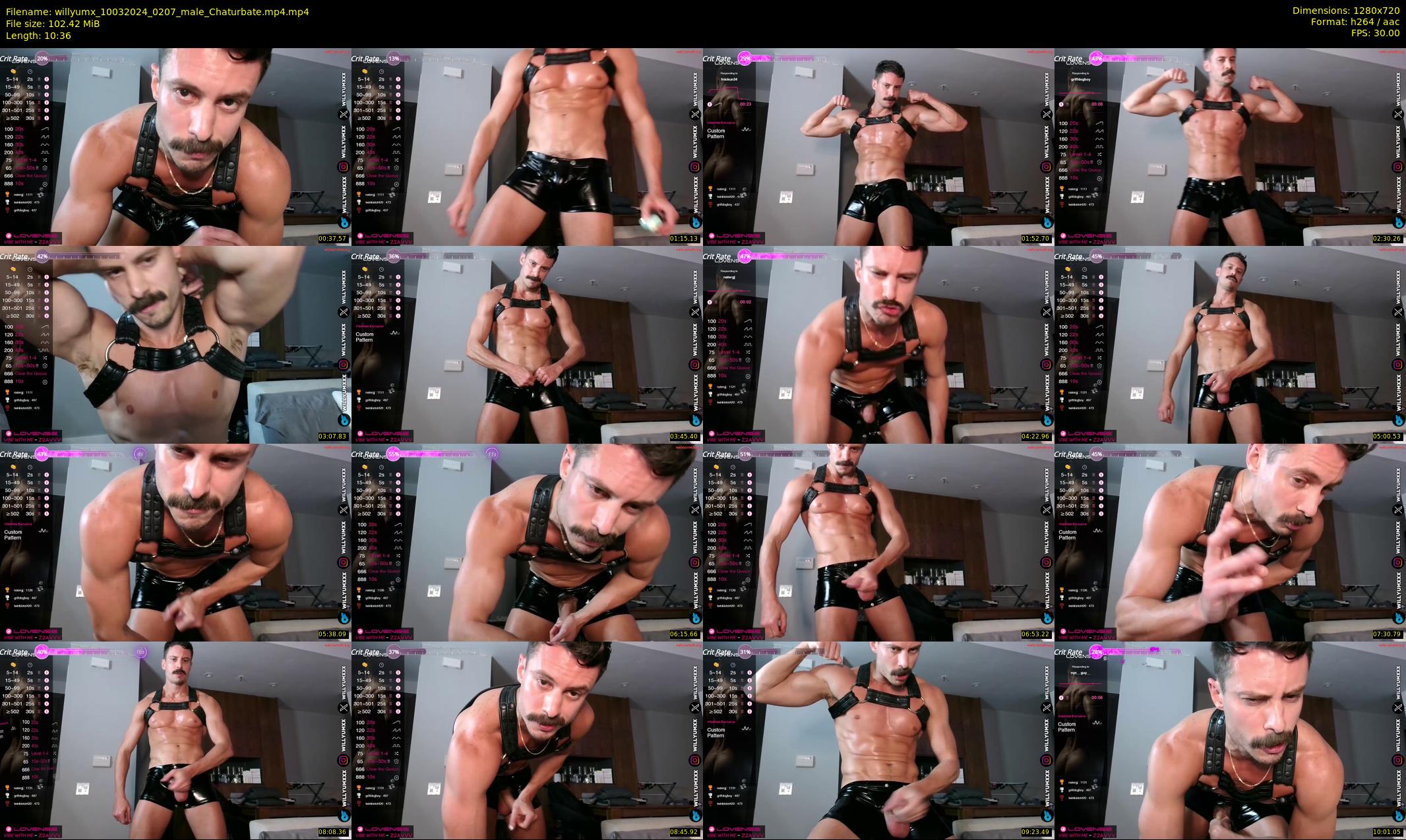 willyumx — 11 minute Chaturbate male cam show recording, 720p, Mar 10, 2024