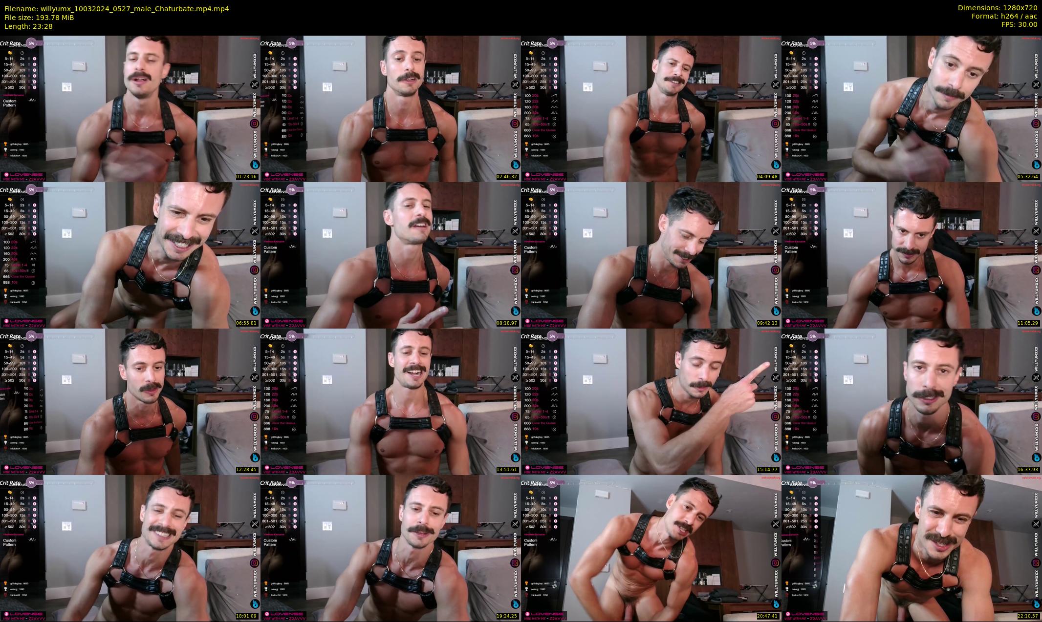 willyumx — 24 minute Chaturbate male cam show recording, 720p, Mar 10, 2024