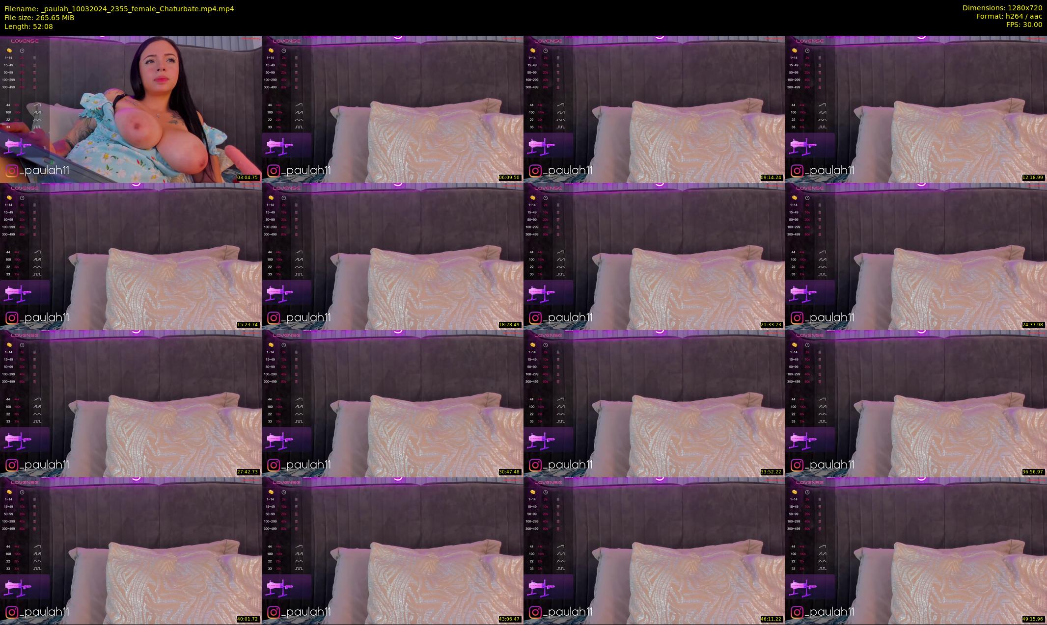 _paulah — 53 minute Chaturbate female cam show recording, 720p, Mar 10, 2024