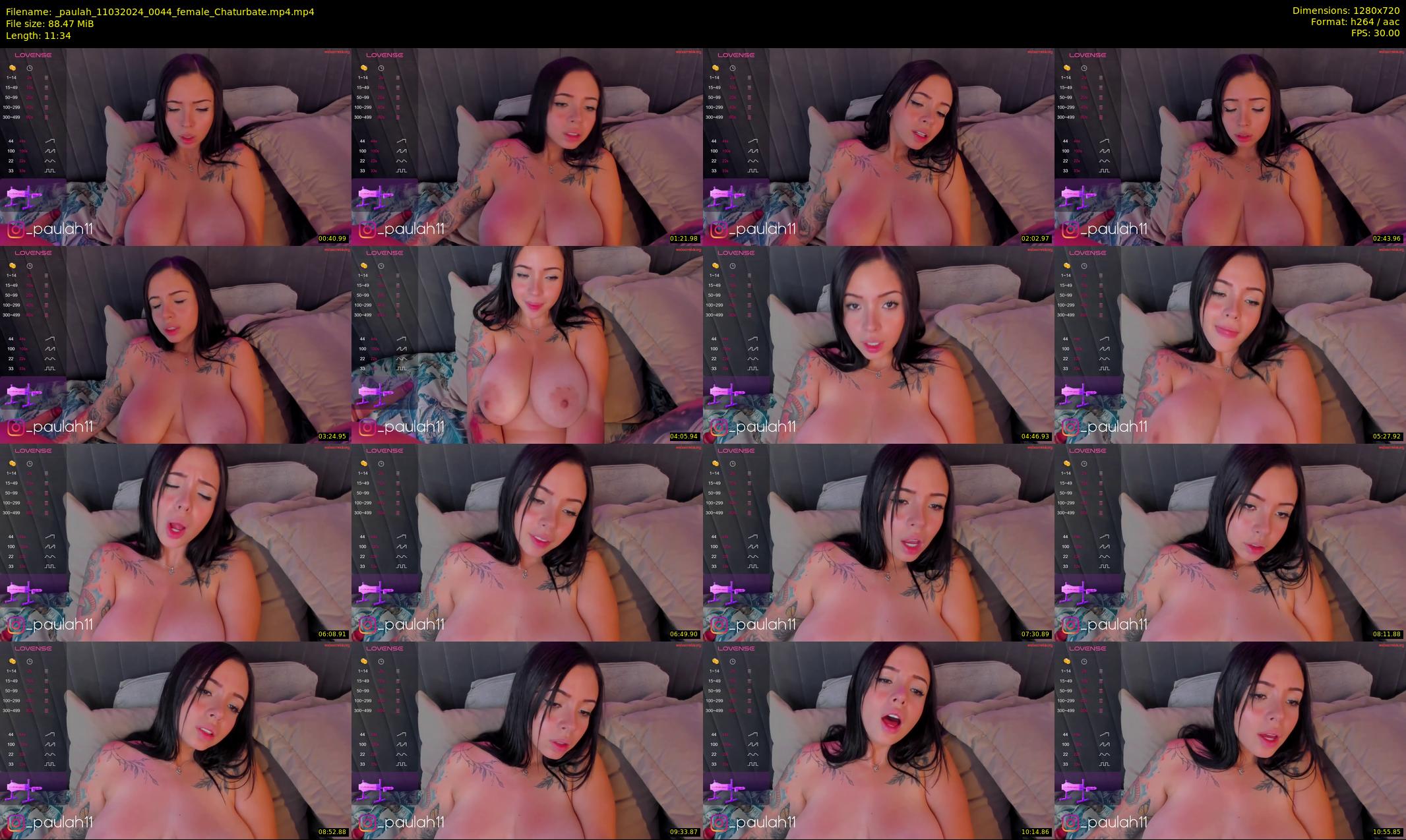 _paulah — 12 minute Chaturbate female cam show recording, 720p, Mar 11, 2024